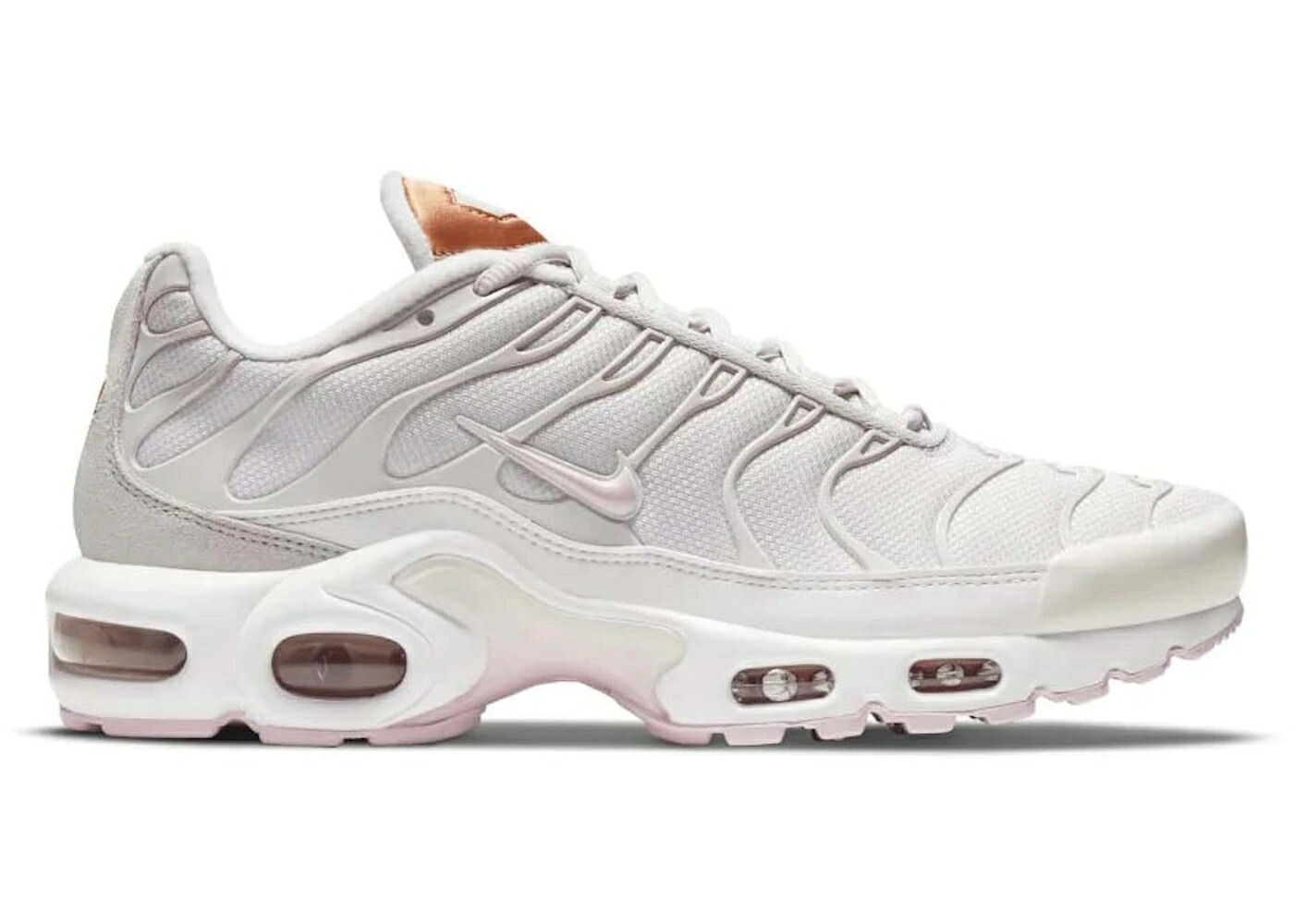 ナイキ マックス 薄墨色 薄墨色 銅色 コッパー エアマックスプラス WOMEN\u0027S スニーカー レディース NIKE AIR MAX PLUS VAST GREY METALLIC COPPER (WOMEN\u0027S) / VAST GREY METALLIC COPPER SUMMIT スニーカー-レディース靴