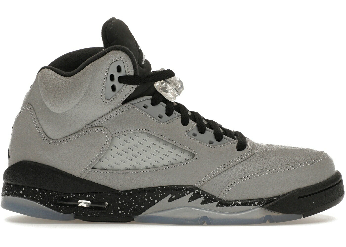 ナイキ ジョーダン 薄墨色 薄墨色 黒いこと 黒いこと お坊っちゃん キッズ JORDAN 5 RETRO WOLF GREY (GS) / GREY BLACK もの言う花 マタニティ スニーカー
