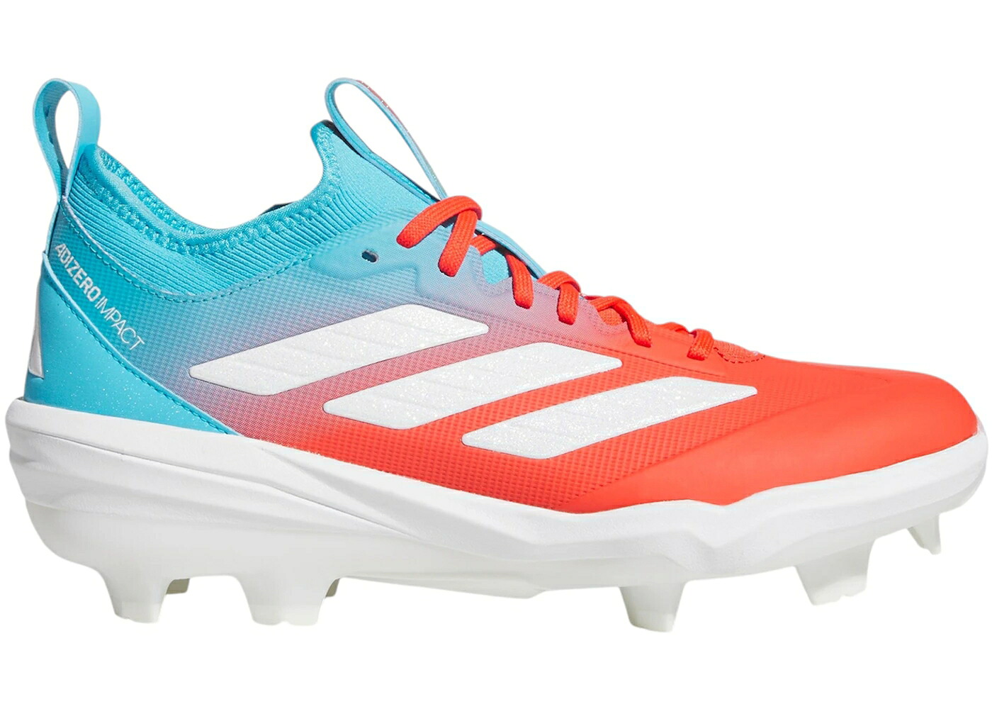 アディダス アディゼロ 差しひびき シアン 白いこと 白いこと 赤 赤いこと スニーカー メンズ ADIDAS ADIZERO IMPACT TPU CANDY BRIGHT CYAN CLOUD WHITE RED / BRIGHT CYAN CLOUD WHITE BRIGHT