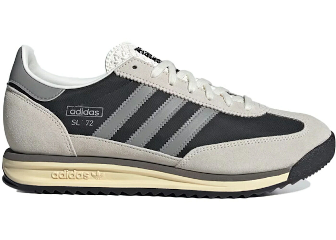 アディダス 白色 ホワイト チャコール 灰色 グレー ソリッド スニーカー メンズ ADIDAS SL 72 RS OFF WHITE CHARCOAL GREY / OFF WHITE CHARCOAL SOLID GREY