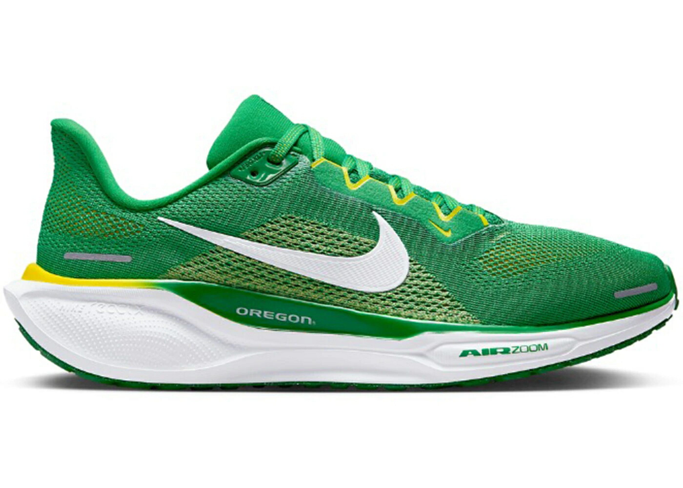 ナイキ ズーム ペガサス オレゴン 緑 グリーン 白色 ホワイト 黄色 イエロー ズームペガサス スニーカー メンズ NIKE AIR ZOOM PEGASUS 41 OREGON / APPLE GREEN WHITE WHITE YELLOW