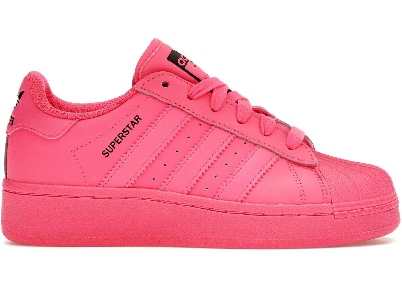 アディダス はやりっ児 サクラ色 中核グループ 黒いこと 黒いこと WOMEN\u0027S スニーカー レディース ADIDAS SUPERSTAR XLG LUCID PINK CORE BLACK (WOMEN\u0027S) / LUCID PINK LUCID PINK CORE BLACK