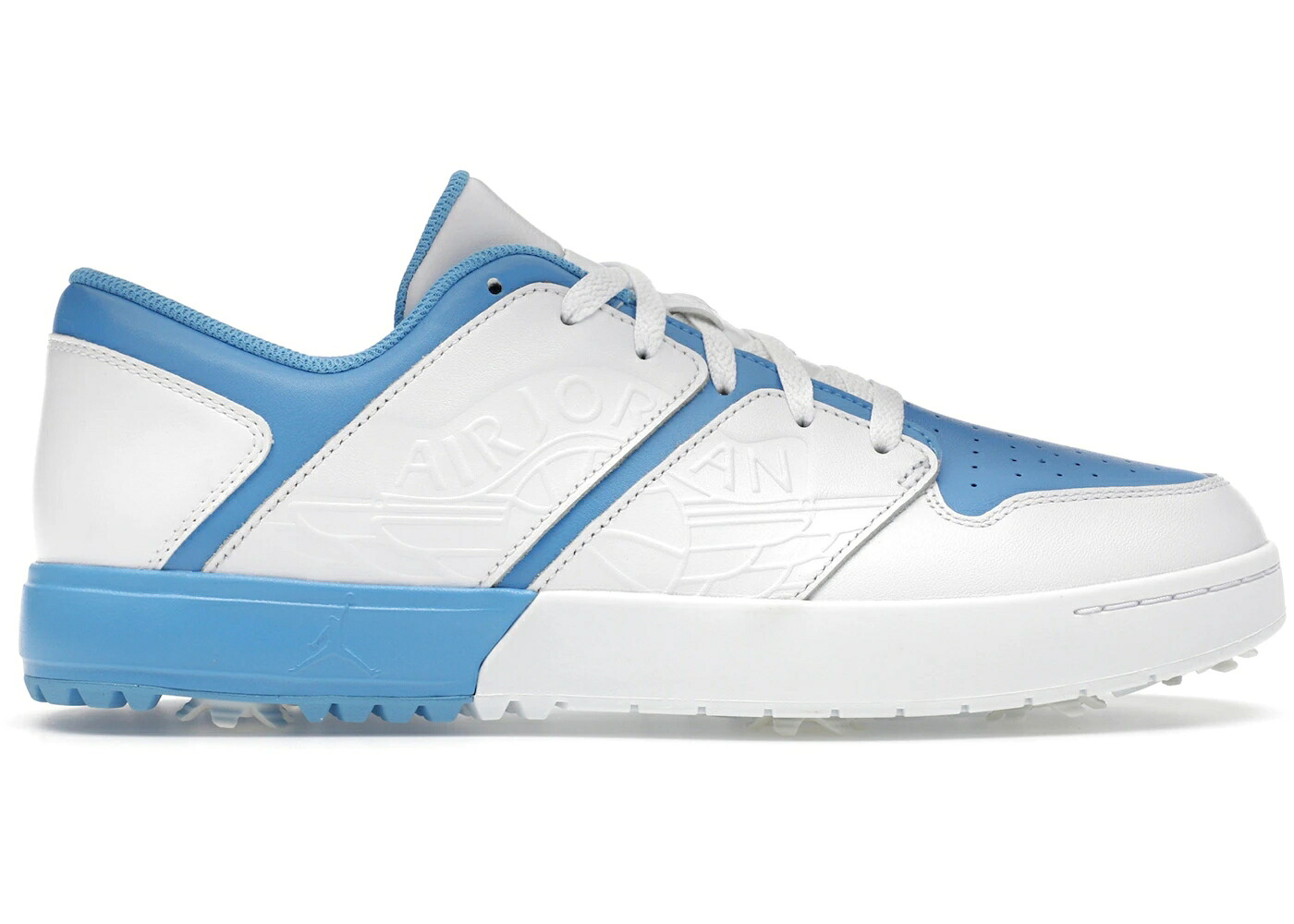 ナイキ ジョーダン ゴルフ 白いこと 白いこと 青み 青色 スニーカー メンズ JORDAN NU RETRO 1 LOW GOLF WHITE UNIVERSITY BLUE / WHITE UNIVERSITY BLUE