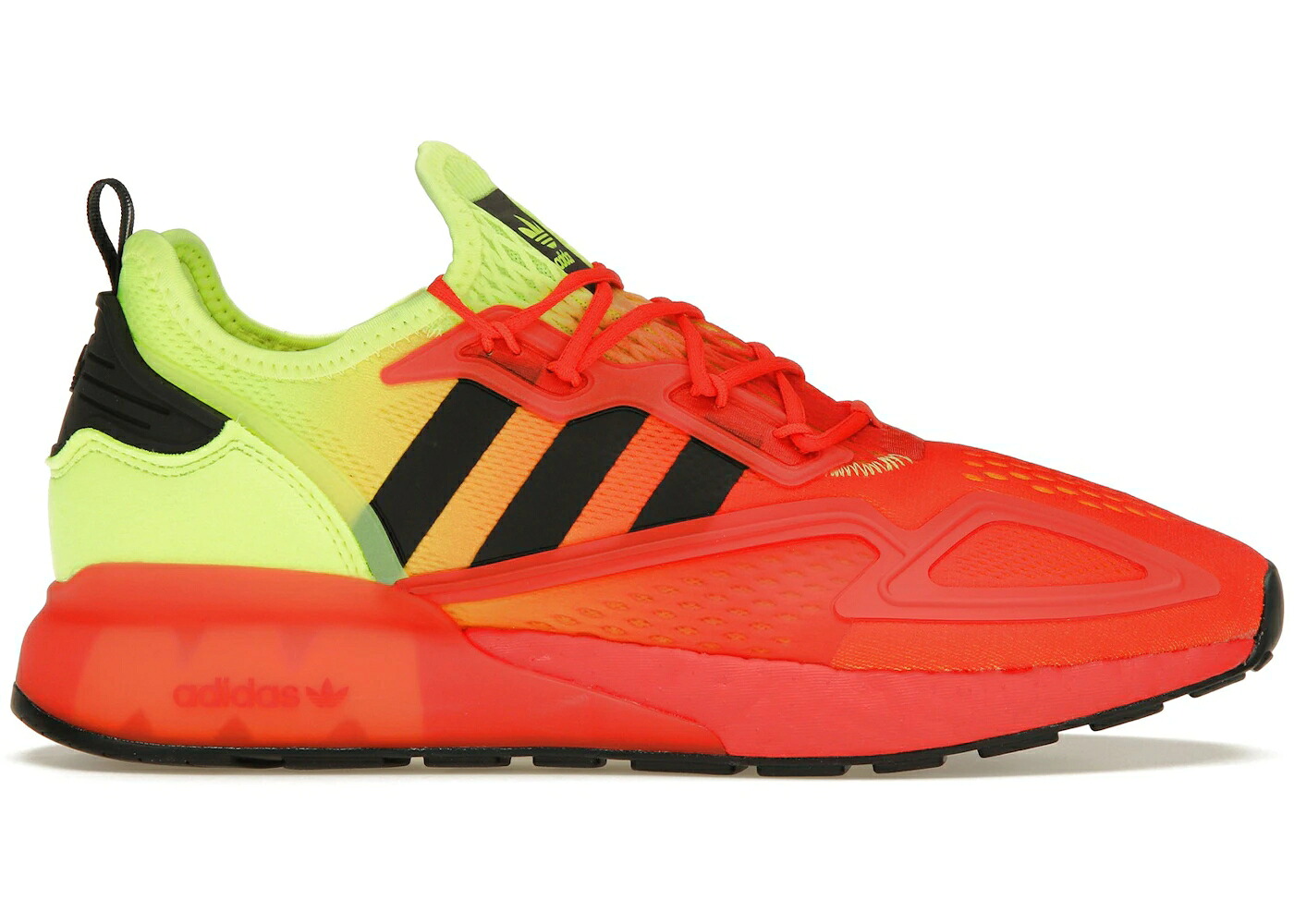 アディダス ブースト 黄味がかった 黄色 赤 赤いこと 白いこと 白いこと スニーカー メンズ ADIDAS ZX 2K BOOST SOLAR YELLOW HI RES RED / SOLAR YELLOW CLOUD WHITE HI RES