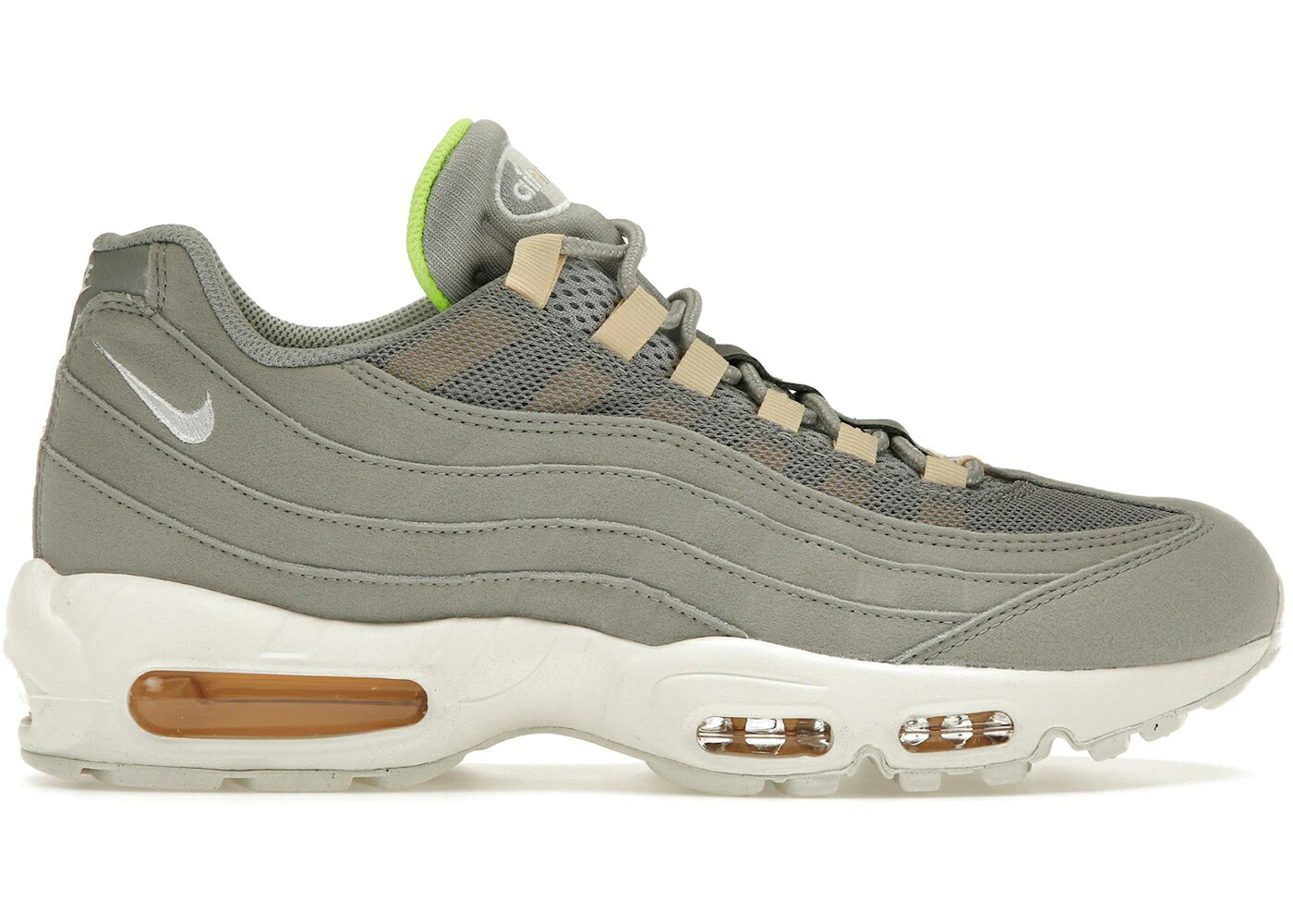ナイキ マックス 灰色 グレー エアマックス スニーカー メンズ NIKE AIR MAX 95 NEXT NATURE LIGHT SMOKE GREY / LIGHT SMOKE GREY PALE VANILLA