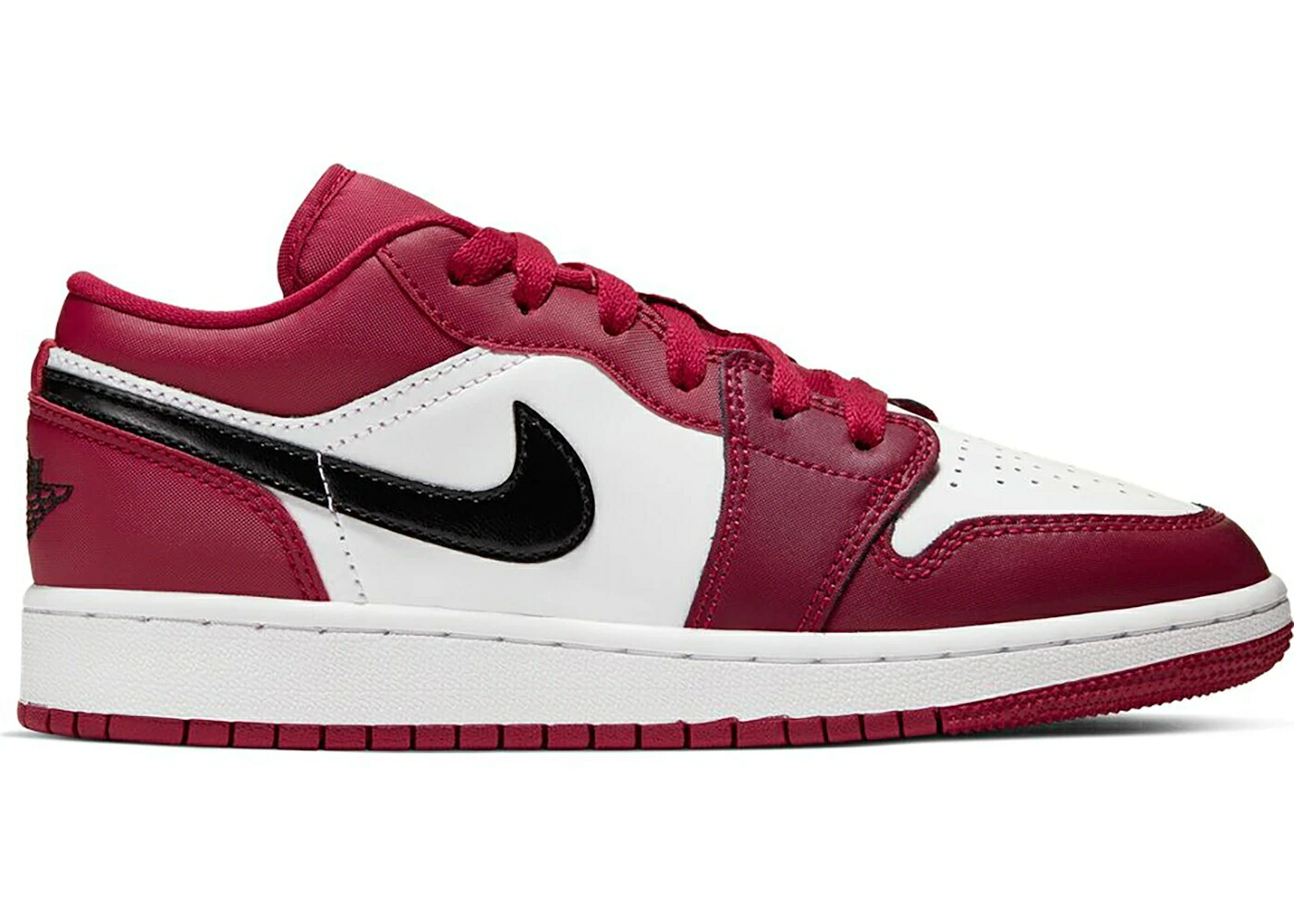 ナイキ ジョーダン 赤 レッド 黒色 ブラック 白色 ホワイト ジュニア キッズ JORDAN 1 LOW NOBLE RED (GS) / NOBLE RED BLACK WHITE ベビー マタニティ スニーカー