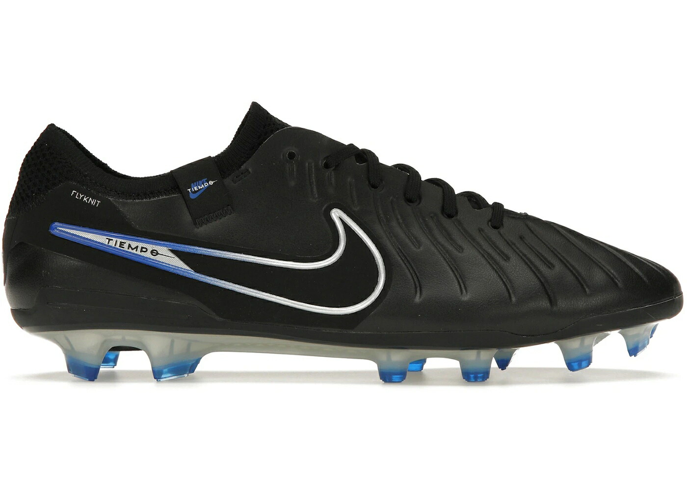 ナイキ ティエンポ 言い伝え エリート 黒いこと 黒いこと スニーカー メンズ NIKE TIEMPO LEGEND 10 ELITE FG BLACK HYPER ROYAL / BLACK HYPER ROYAL CHROME