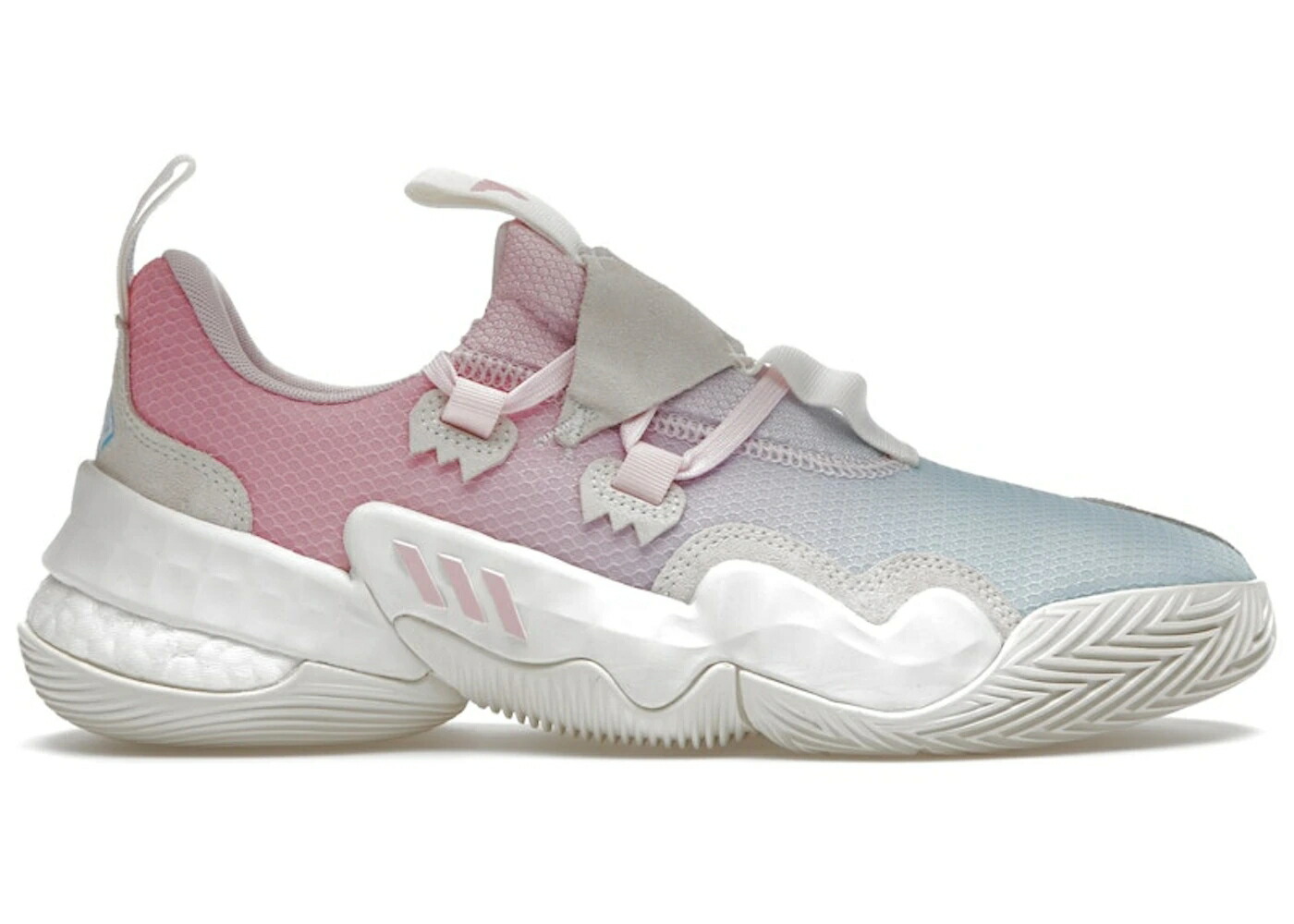 アディダス ピンク コア 白色 ホワイト スニーカー メンズ ADIDAS TRAE YOUNG 1 ICEE / CLEAR PINK CLEAR PINK CORE WHITE