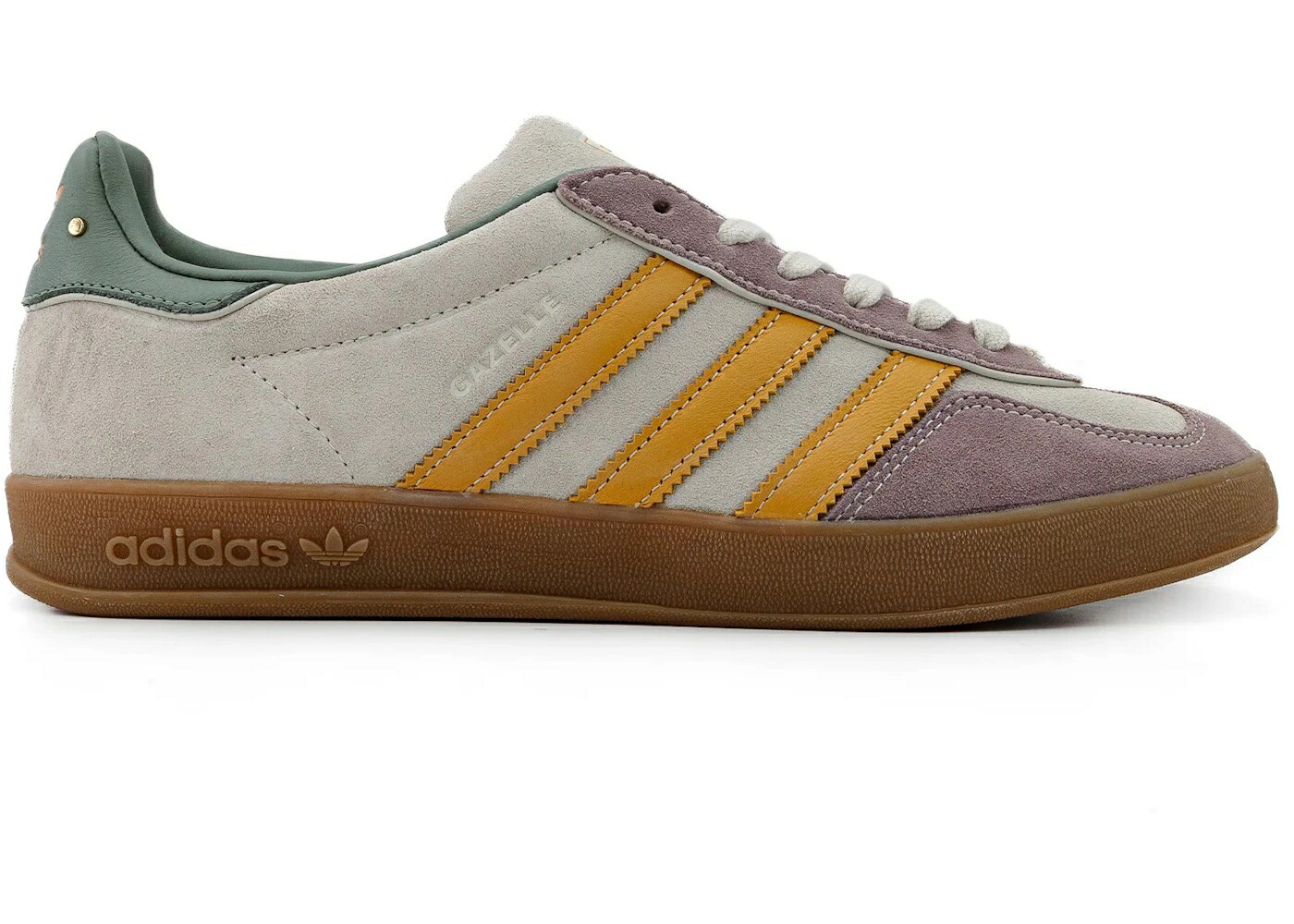 アディダス ガゼル 白色 ホワイト 黄色 イエロー スニーカー メンズ ADIDAS GAZELLE INDOOR OFF WHITE PRELOVED YELLOW / OFF WHITE ALUMINIUM PRELOVED