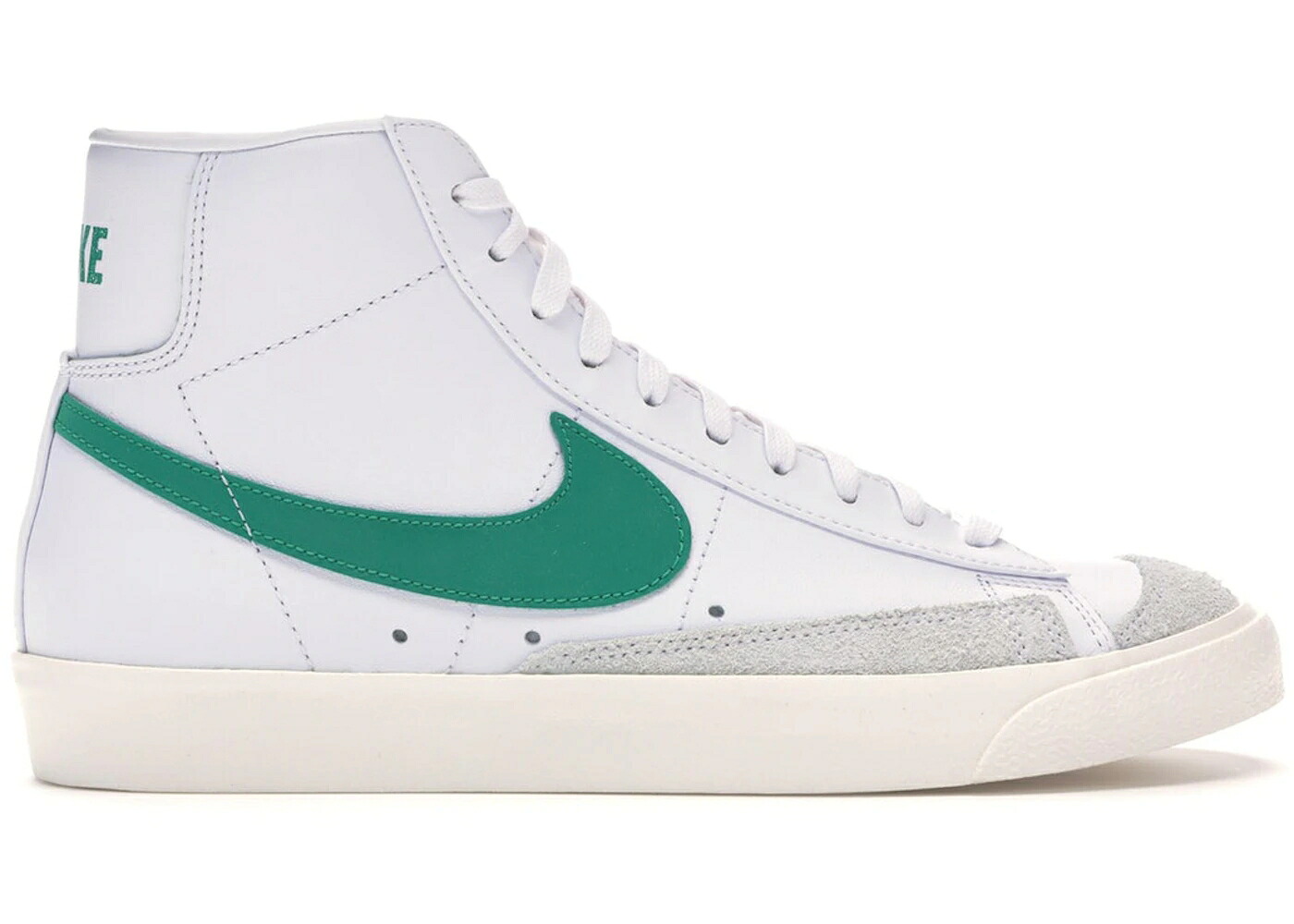 ナイキ ブレイザー ミッド 緑 緑であること 白いこと 白いこと スニーカー メンズ NIKE BLAZER MID 77 LUCID GREEN / LUCID GREEN SAIL WHITE