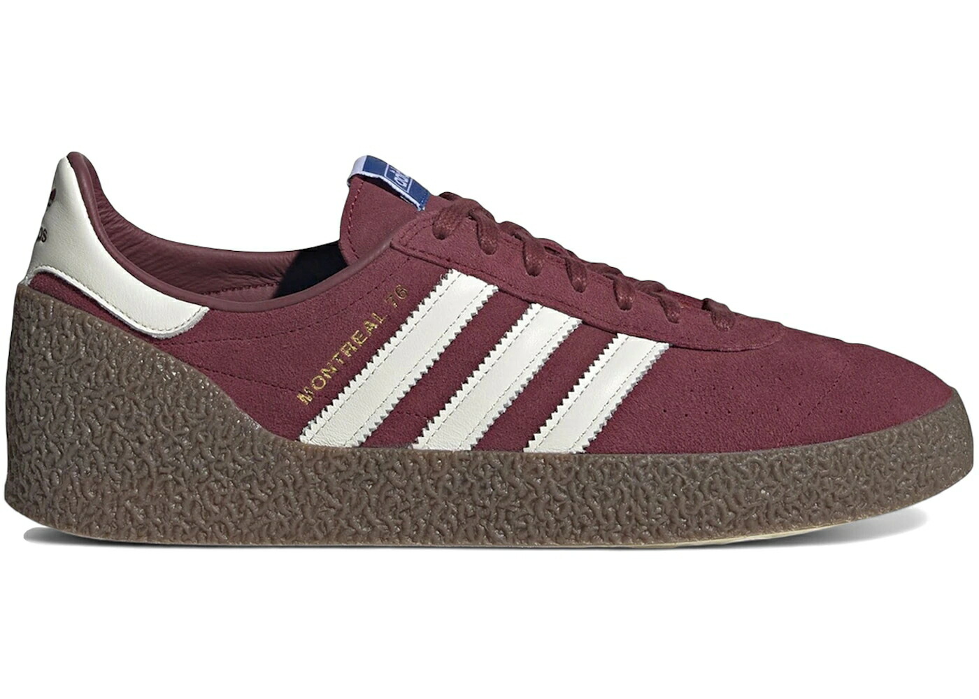 アディダス モントリオール マルーン 白色 ホワイト スニーカー メンズ ADIDAS MONTREAL 76 NOBLE MAROON / NOBLE MAROON OFF WHITE GUM
