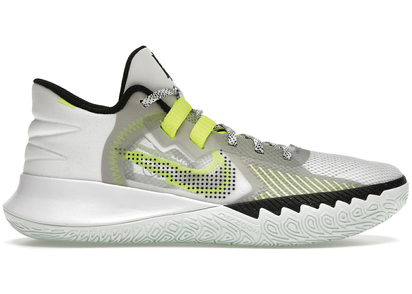 ナイキ カイリー 飛翔さあ美 白いこと 白いこと 黒いこと 黒いこと スニーカー メンズ NIKE KYRIE FLYTRAP V SUMMIT WHITE BLACK VOLT / SUMMIT WHITE BLACK VOLT BARELY