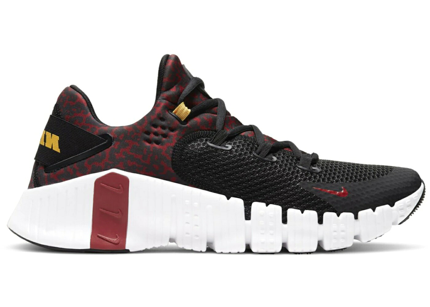 ナイキ フリー ヒョウ柄 レオパード 黒色 ブラック 白色 ホワイト スニーカー メンズ NIKE FREE METCON 4 LEOPARD / BLACK DARK CAYENNE WHITE SOLAR