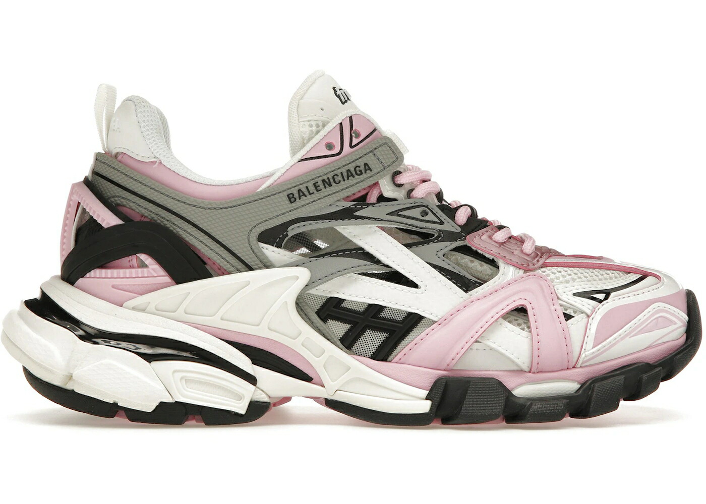 バレンシアガ ピンク 黒色 ブラック 白色 ホワイト TRACK.2 WOMEN スニーカー レディース BALENCIAGA PINK BLACK (WOMEN) / PINK BLACK WHITE