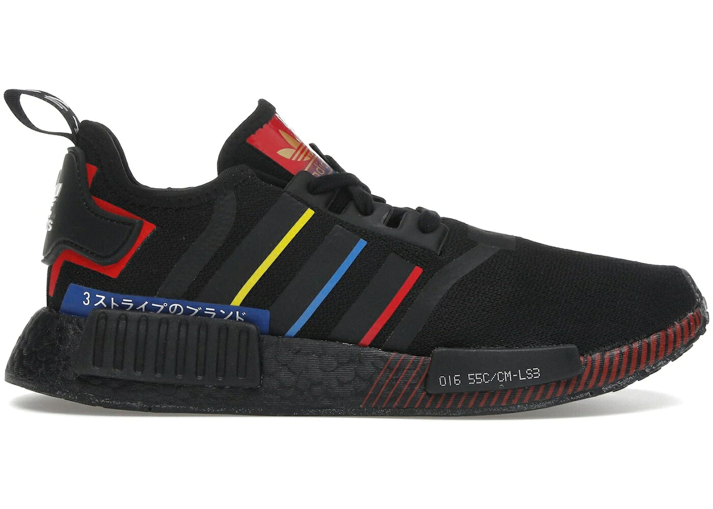 アディダス 黒いこと 黒いこと 青味 青み 赤 赤いこと スニーカー メンズ ADIDAS NMD R1 OLYMPICS BLACK (2020) / BLACK BLUE RED