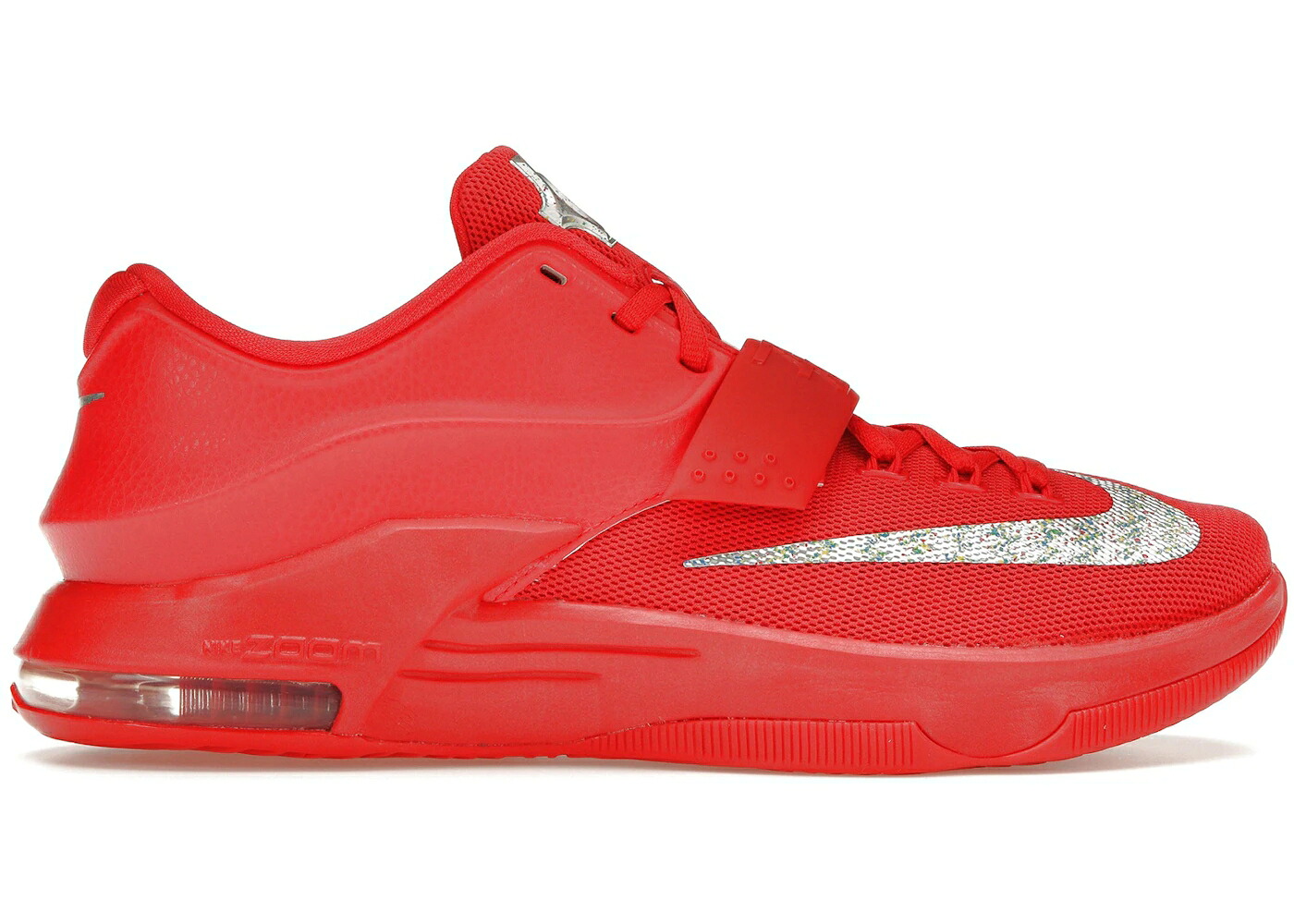 ナイキ ゲーム アクション 赤 レッド 銀色 シルバー スニーカー メンズ NIKE KD 7 GLOBAL GAME / ACTION RED METALLIC SILVER｜スニケス