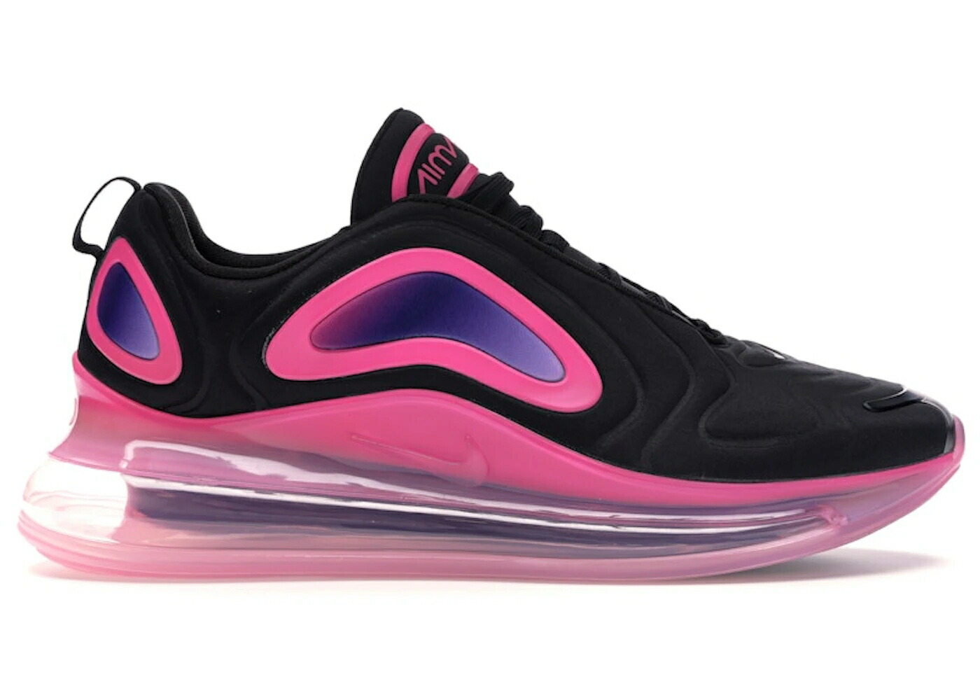 ナイキ マックス 黒色 ブラック レーザー エアマックス スニーカー メンズ NIKE AIR MAX 720 BLACK LASER FUCHSIA / BLACK BLACK LASER FUCHSIA