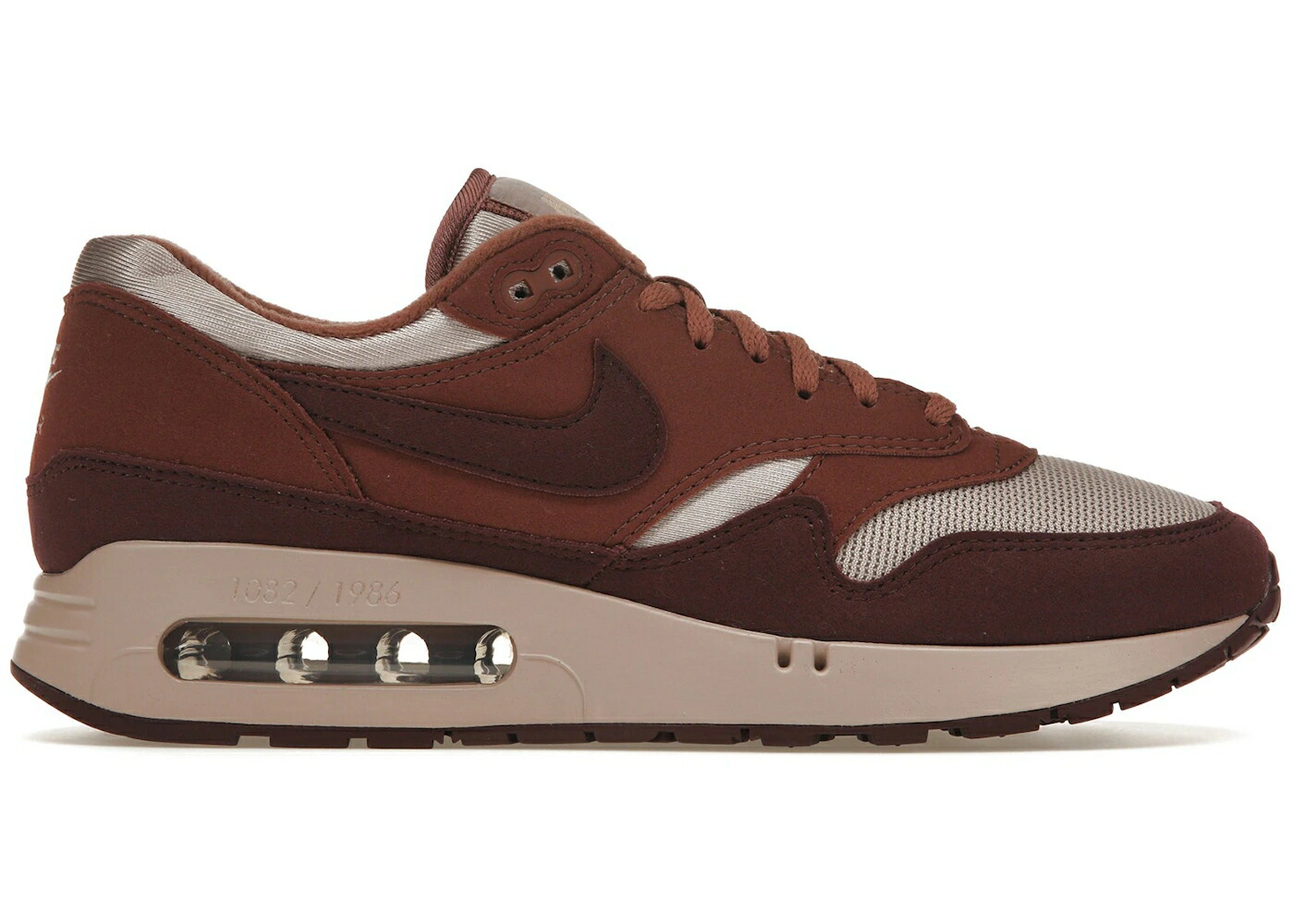 ナイキ マックス バブル チーム 赤 レッド エアマックス 86 スニーカー メンズ NIKE AIR MAX 1 OG BIG BUBBLE SMOKEY MAUVE / SMOKEY MAUVE DARK TEAM RED MAUVE