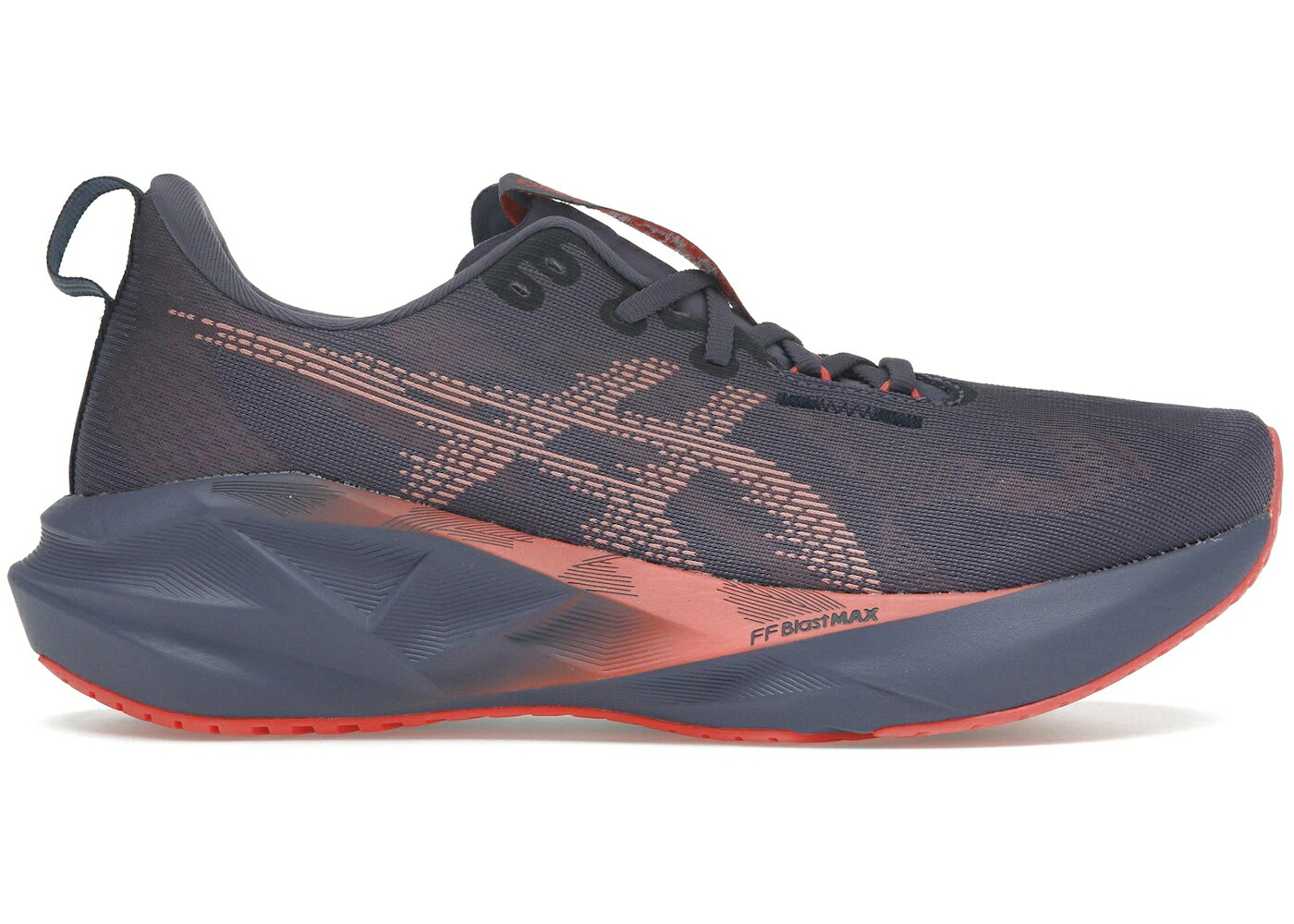 アシックス 紫 パープル スニーカー メンズ ASICS NOVABLAST 5 GREYISH PURPLE CORAL REEF / GREYISH PURPLE CORAL REEF