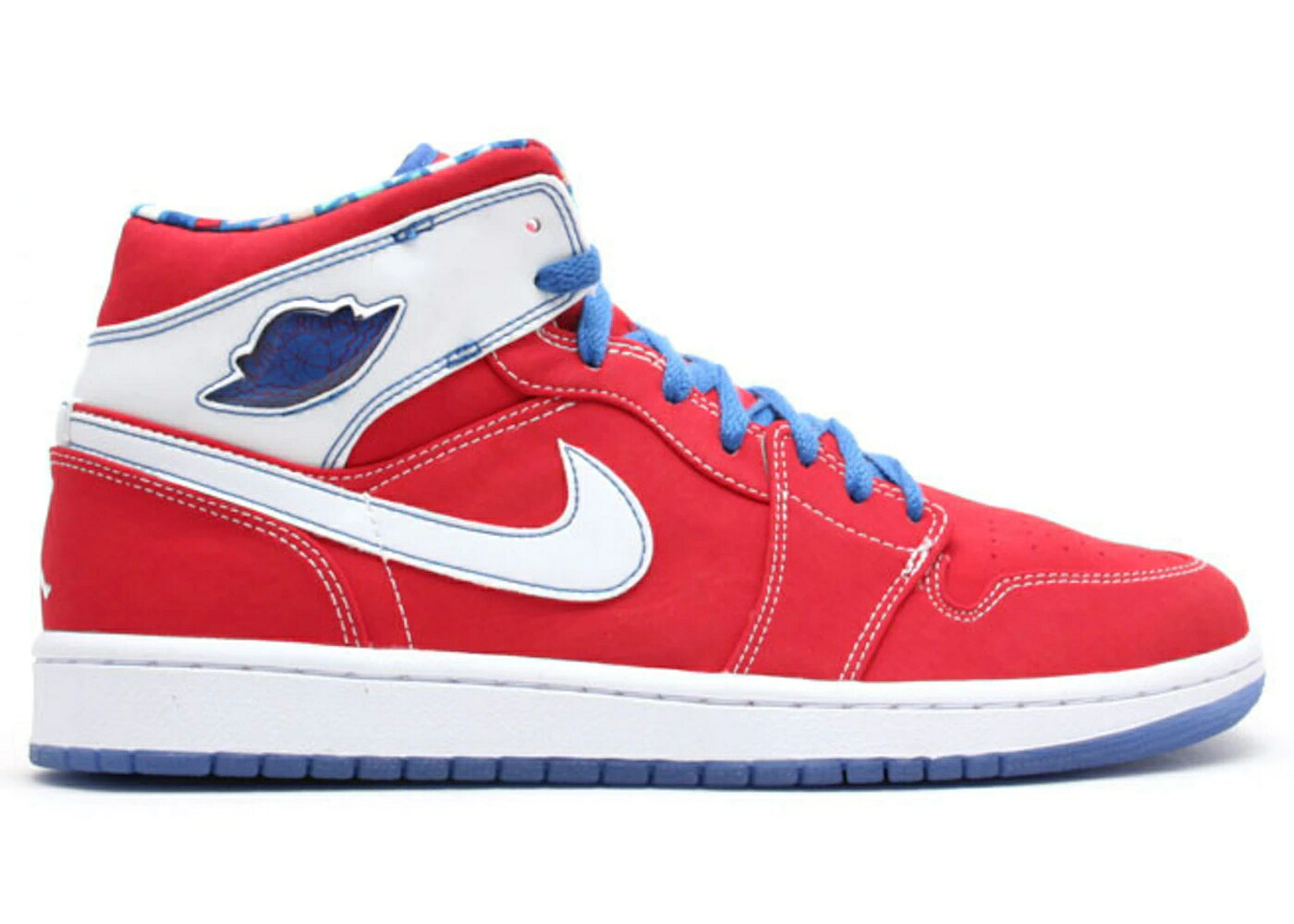 ナイキ ジョーダン 赤 赤いこと 青味 青色 白いこと 白いこと スニーカー メンズ JORDAN 1 RETRO LS SPORT RED / SPORT RED VARSITY BLUE WHITE スニーカー-靴