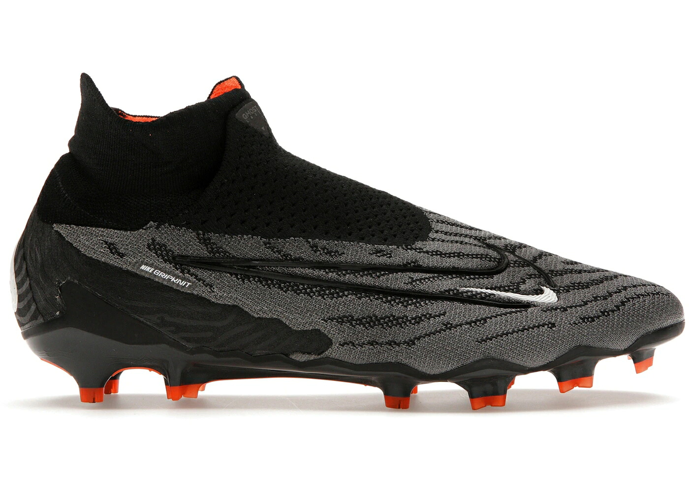 ナイキ エリート 活動的 黒いこと 黒いこと 薄墨色 薄墨色 橙 オレンジ色 スニーカー メンズ NIKE GRIPKNIT PHANTOM GX ELITE DYNAMIC FIT FG BLACK DARK SMOKE GREY TOTAL ORANGE / BLACK DARK SMOKE GREY TOTAL