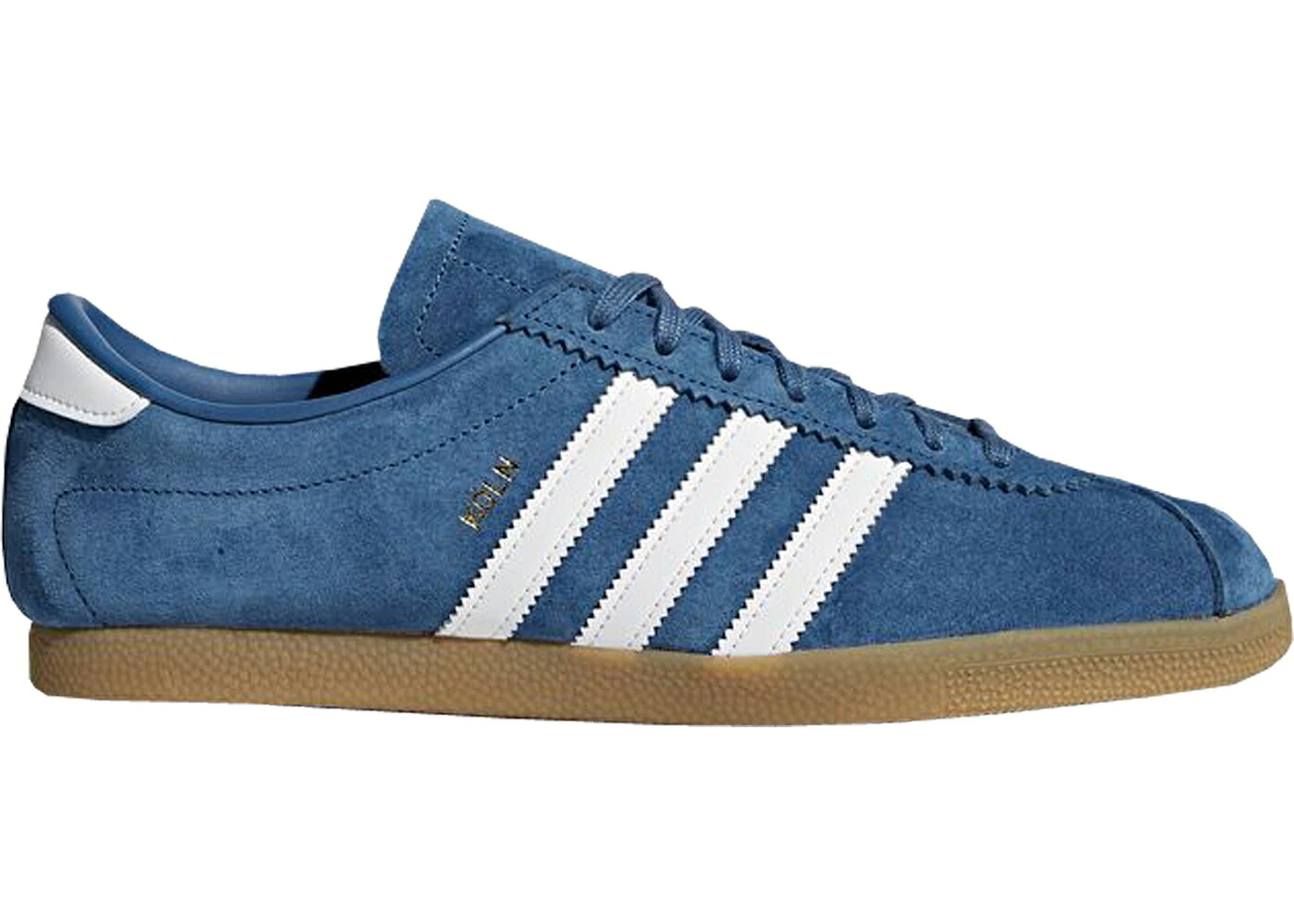 アディダス コア 青色 ブルー 白色 ホワイト スニーカー メンズ ADIDAS KOLN CORE BLUE / CORE BLUE FOOTWEAR WHITE GUM