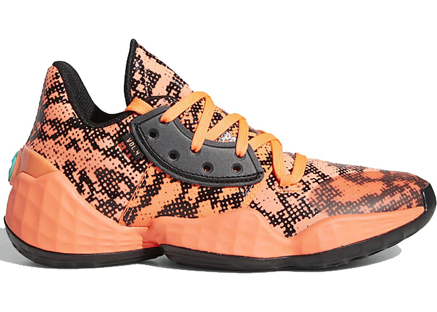 アディダス ハーデン 橙 オレンジ 黒色 ブラック VOL. スニーカー メンズ ADIDAS HARDEN 4 GILA MONSTER / ORANGE BLACK ORANGE