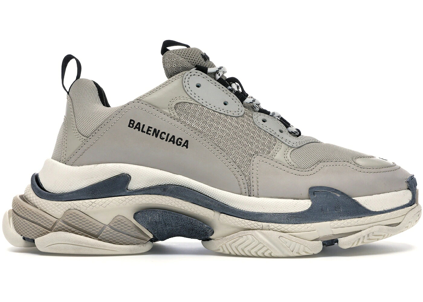 バレンシアガ ベージュ 黒色 ブラック スニーカー メンズ BALENCIAGA TRIPLE S BEIGE / BEIGE BLACK