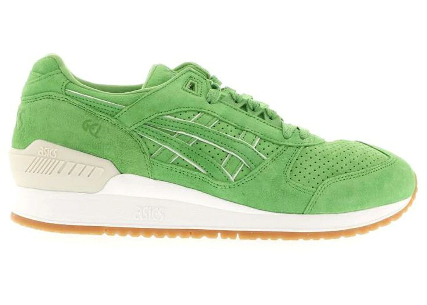 アシックス 緑 グリーン 白色 ホワイト スニーカー メンズ ASICS GEL-RESPECTOR CONCEPTS COCA / GREEN WHITE GUM|スニケス