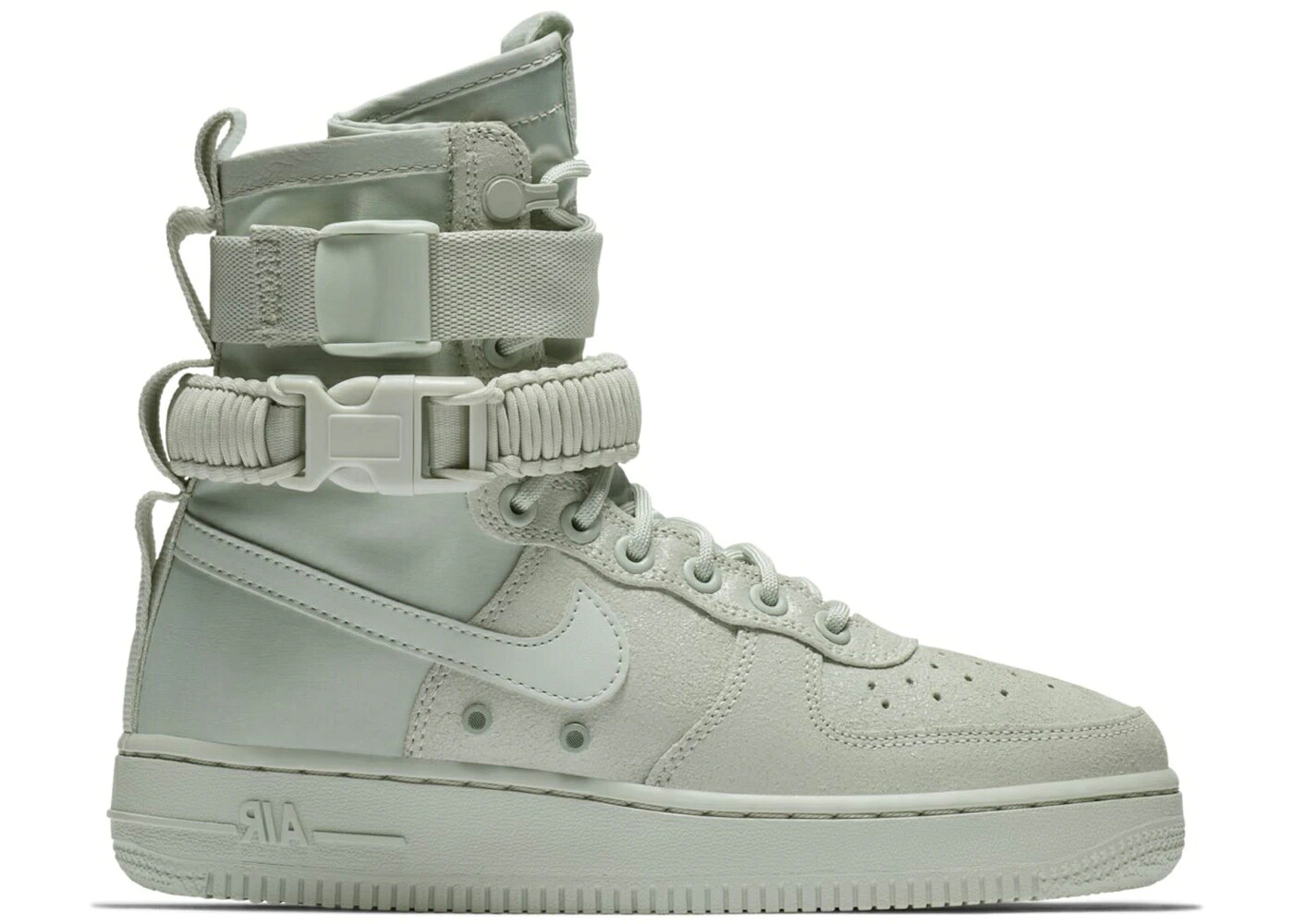 ナイキ ハイ 緑 グリーン 銀色 シルバー エアフォース WOMEN'S スニーカー レディース NIKE SF AIR FORCE 1 HIGH MICA GREEN (WOMEN'S) / LIGHT SILVER LIGHT SILVER MICA