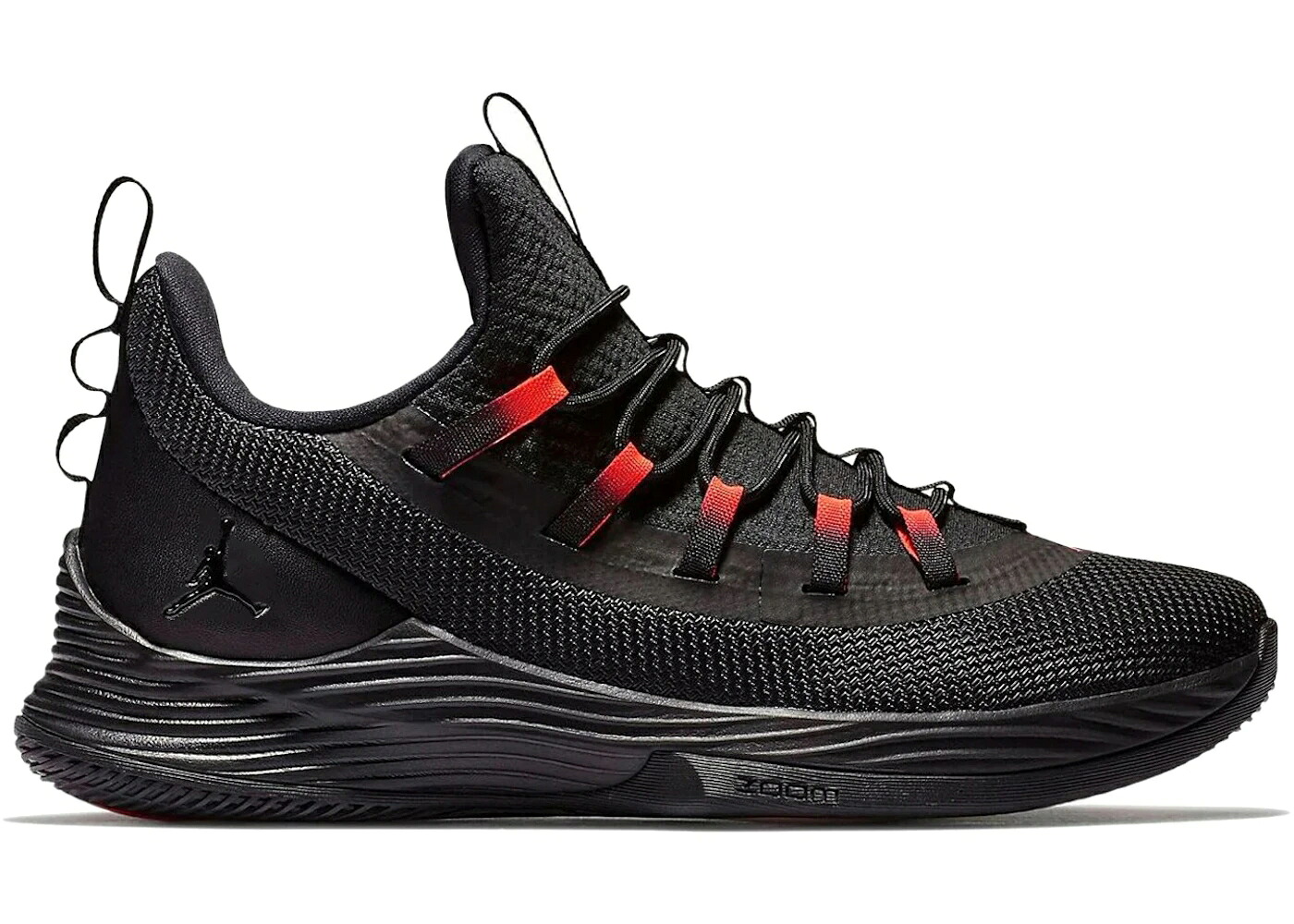 ナイキ ジョーダン 黒色 ブラック ULTRA.FLY スニーカー メンズ JORDAN 2 LOW BLACK INFRARED / BLACK BLACK INFRARED 23｜スニケス