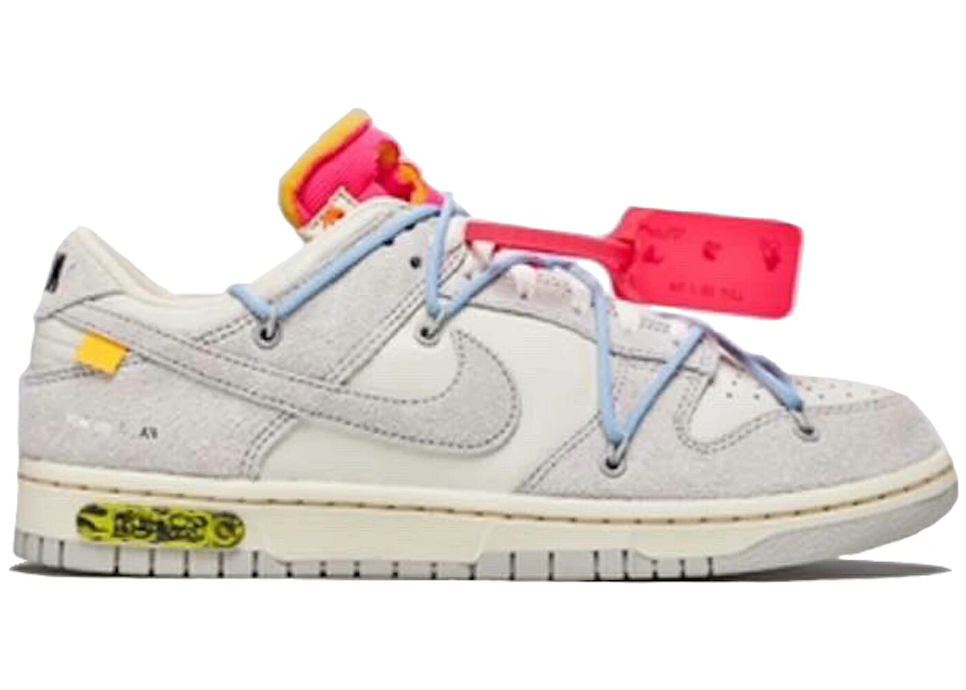 ナイキ ダンク 象牙色 薄墨色 薄墨色 青味 青味 ダンクロー スニーカー メンズ NIKE DUNK LOW OFF-WHITE LOT 38 / SAIL NEUTRAL GREY PSYCHIC BLUE