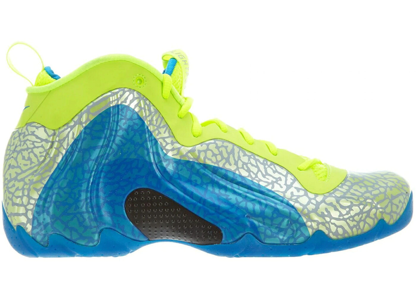 ナイキ 青色 ブルー 黒色 ブラック エアフライトポジット スニーカー メンズ NIKE AIR FLIGHTPOSITE EXPOSED VOLT PHOTO BLUE / VOLT PHOTO BLUE BLACK