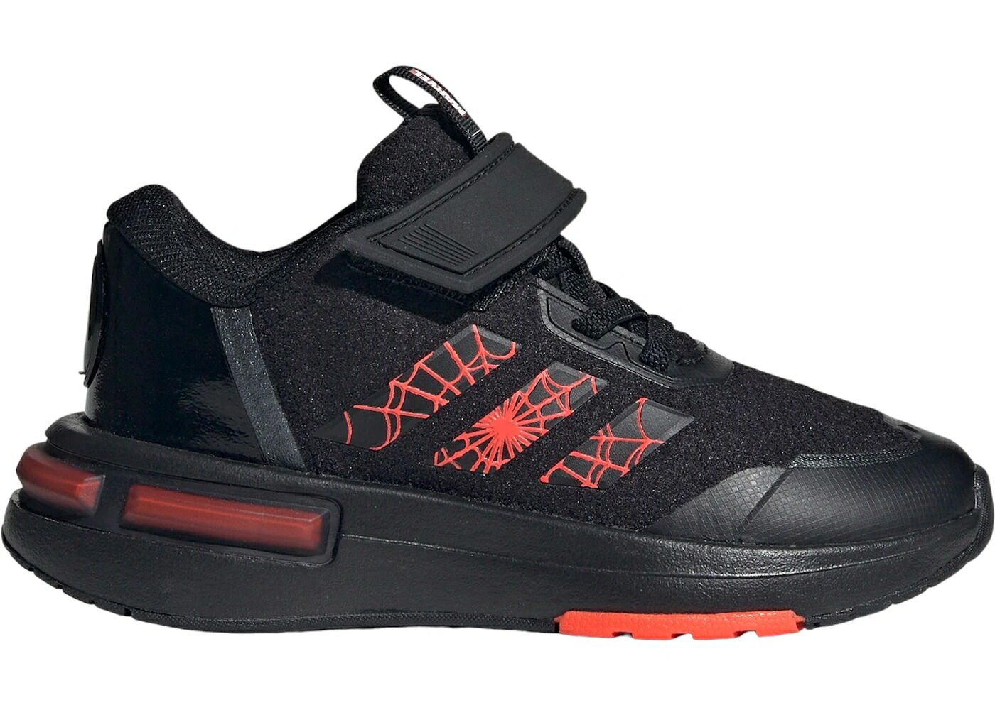 アディダス 中核グループ 黒いこと 黒いこと 赤 赤いこと 御坊っちゃん キッズ ADIDAS RACER MARVEL SPIDER-MAN CORE BLACK SOLAR RED (GS) / CORE BLACK SOLAR RED CORE BLACK もの言う花 マタニティ スニーカー