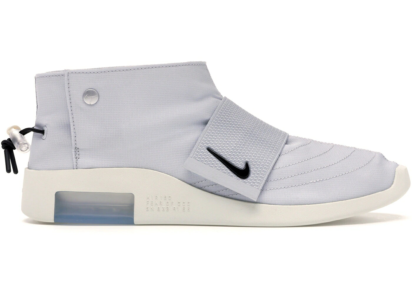 ナイキ モカシン 純然たる プラチナム 黒いこと 黒いこと フィアーオブゴッド スニーカー メンズ NIKE AIR FEAR OF GOD MOCCASIN PURE PLATINUM / PURE PLATINUM BLACK SAIL