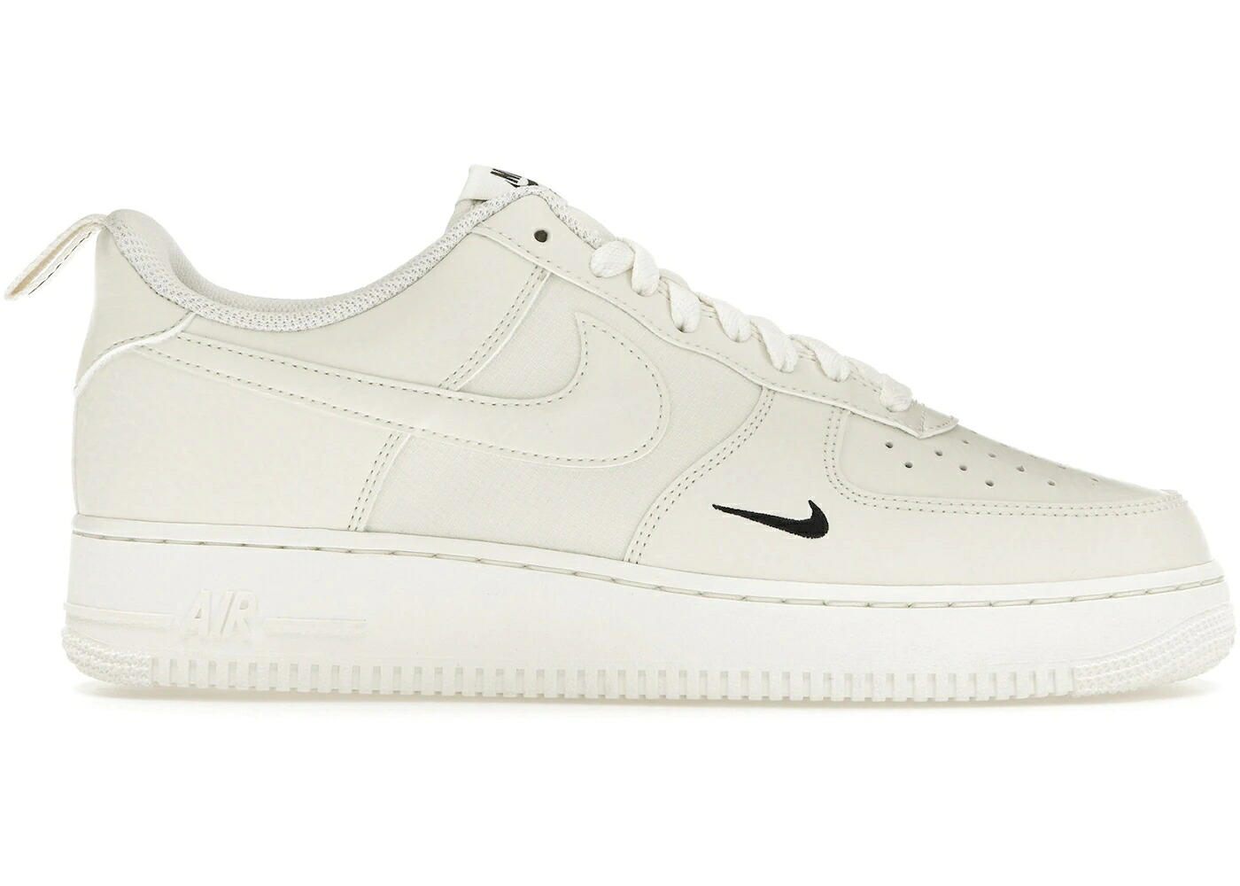 ナイキ 黒色 ブラック エアフォース スニーカー メンズ NIKE AIR FORCE 1 LOW SAIL RIPSTOP / SAIL BLACK SAIL