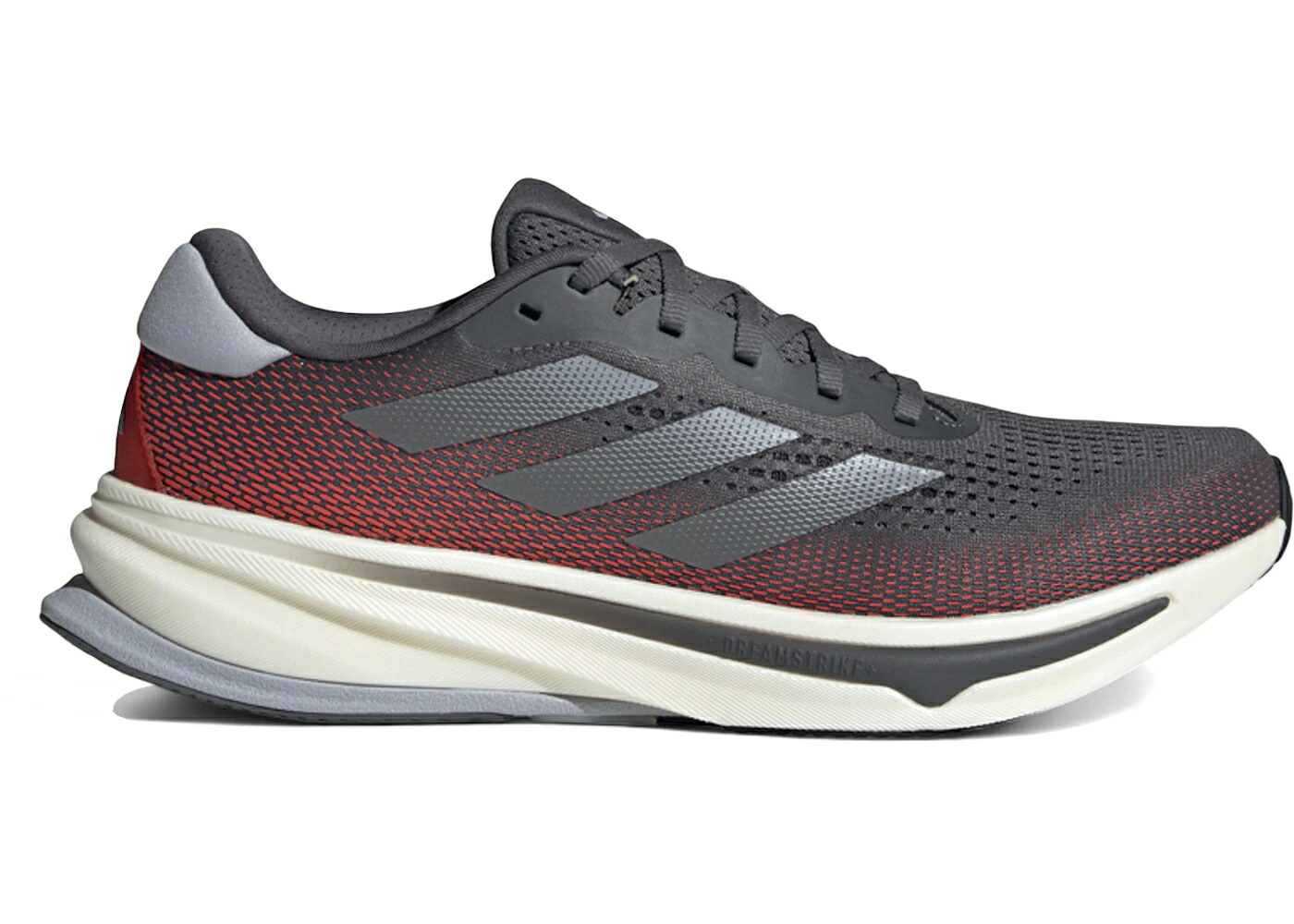 アディダス スーパーノバ ノヴァ ライズ 灰色 グレー 赤 レッド 銀色 シルバー スニーカー メンズ ADIDAS SUPERNOVA RISE GREY RED / GREY FIVE HALO SILVER IRON