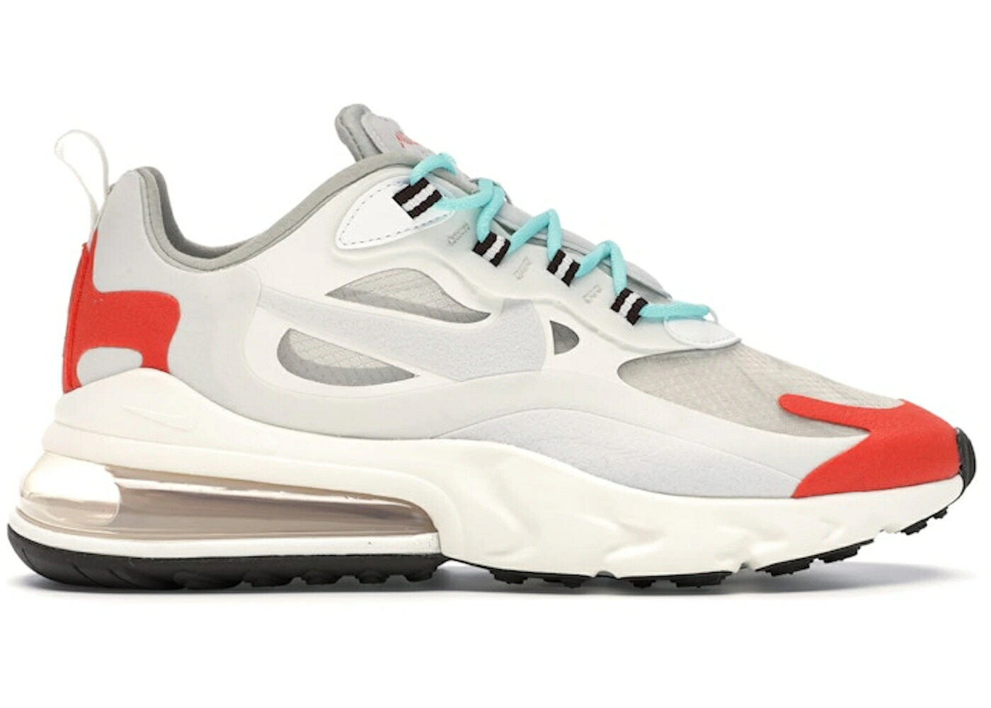 ナイキ マックス リアクト ベージュ 白色 ホワイト エアマックス スニーカー メンズ NIKE AIR MAX 270 REACT LIGHT BEIGE CHALK / LIGHT BEIGE CHALK SUMMIT WHITE