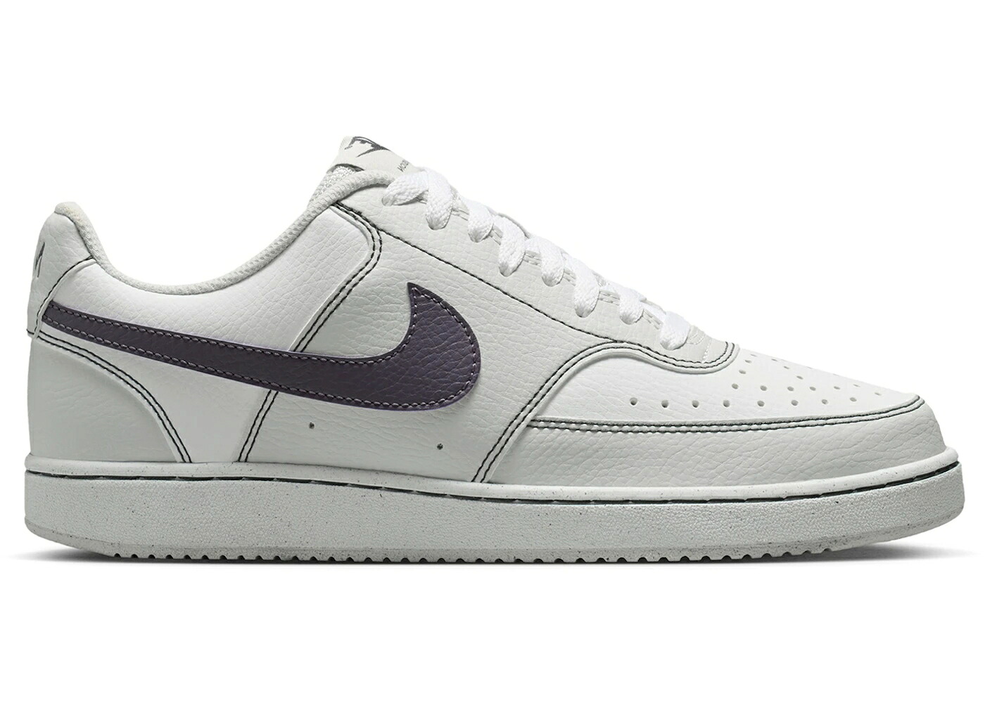 ナイキ 厚地の外套 薄墨色 薄墨色 白いこと 白いこと WOMEN\u0027S スニーカー レディース NIKE COURT VISION LOW NEXT NATURE CS VAST GREY WHITE DARK RAISIN (WOMEN\u0027S) / VAST GREY WHITE ANTHRACITE DARK