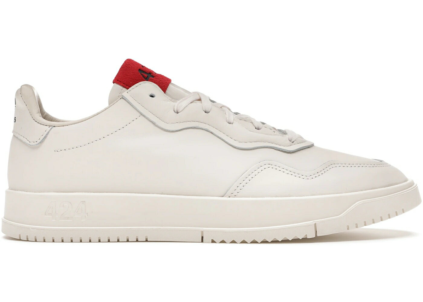 アディダス 白いこと 白いこと スニーカー メンズ ADIDAS SC PREMIERE 424 ON FAIRFAX CHALK WHITE / CHALK WHITE CHALK WHITE SCARLET