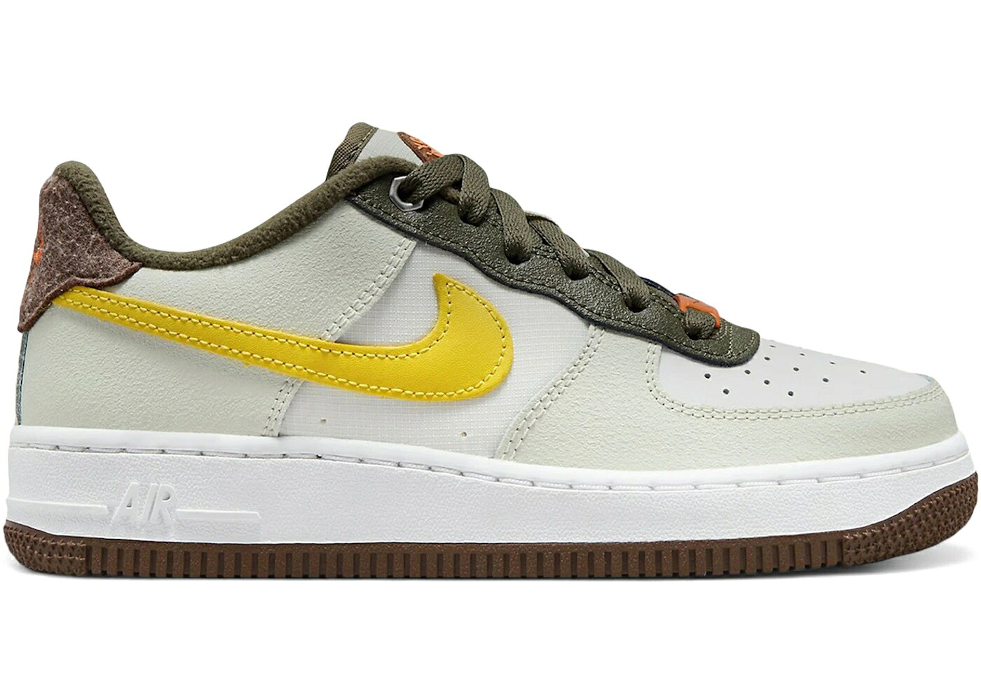 ナイキ 白いこと 白いこと 空軍 PLAY! お坊っちゃん キッズ NIKE AIR FORCE 1 LOW READY, (GS) / SUMMIT WHITE VIVID SULPHUR もの言う花 マタニティ スニーカー