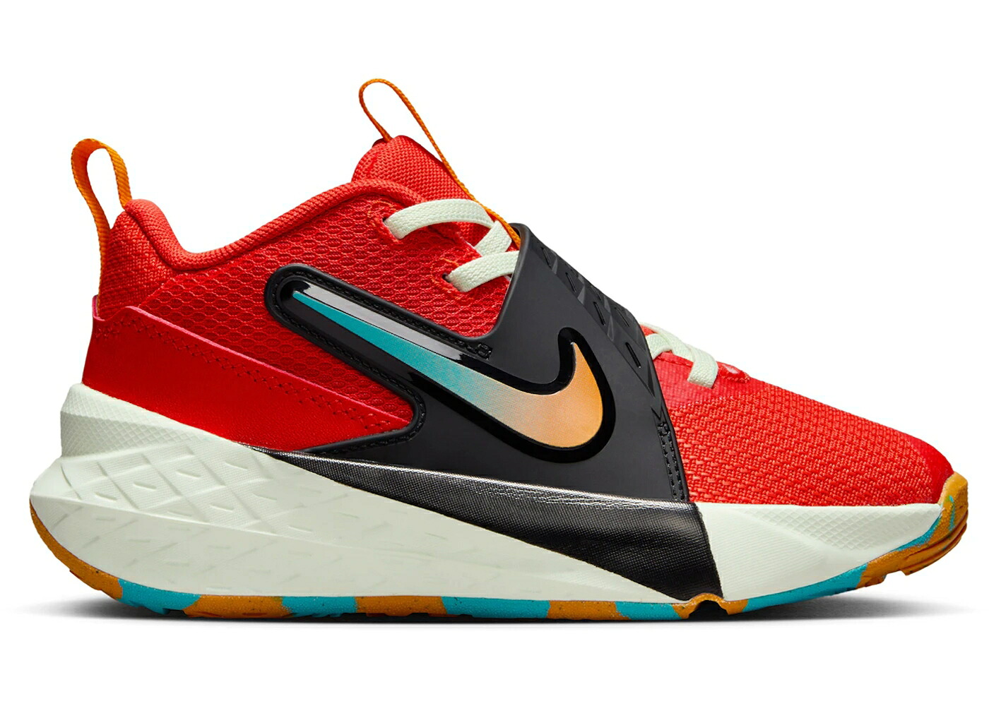 ナイキ チーム 赤 レッド 橙 オレンジ ジュニア キッズ NIKE TEAM HUSTLE D 12 PICANTE RED DUSTY CACTUS VOLT TINT ORANGE PEEL (PS) / PICANTE RED DUSTY CACTUS VOLT ベビー マタニティ スニーカー