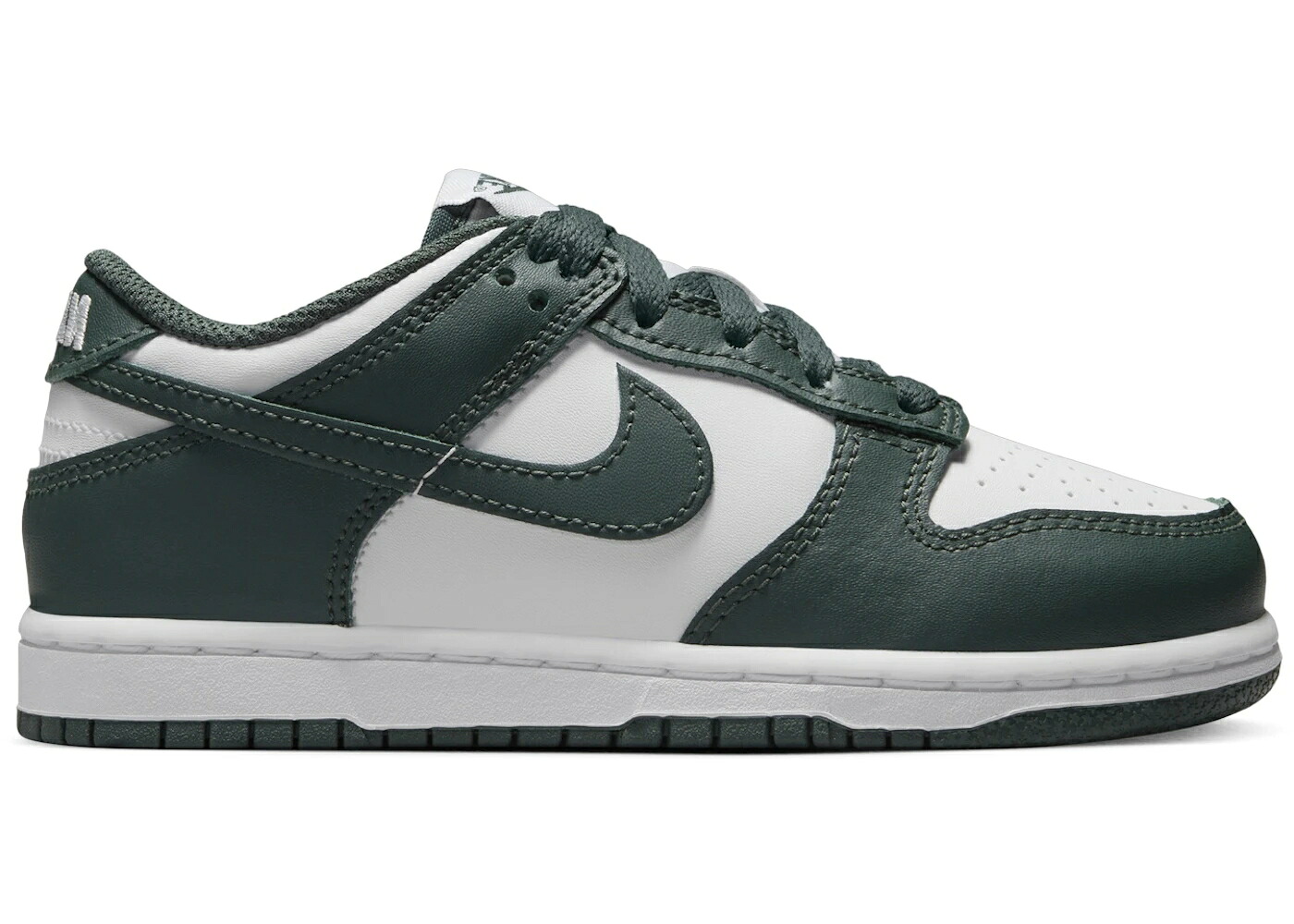 ナイキ ダンク 白色 ホワイト ビンテージ ヴィンテージ 緑 グリーン ダンクロー ジュニア キッズ NIKE DUNK LOW WHITE VINTAGE GREEN (PS) / WHITE WHITE VINTAGE GREEN ベビー マタニティ スニーカー|スニケス