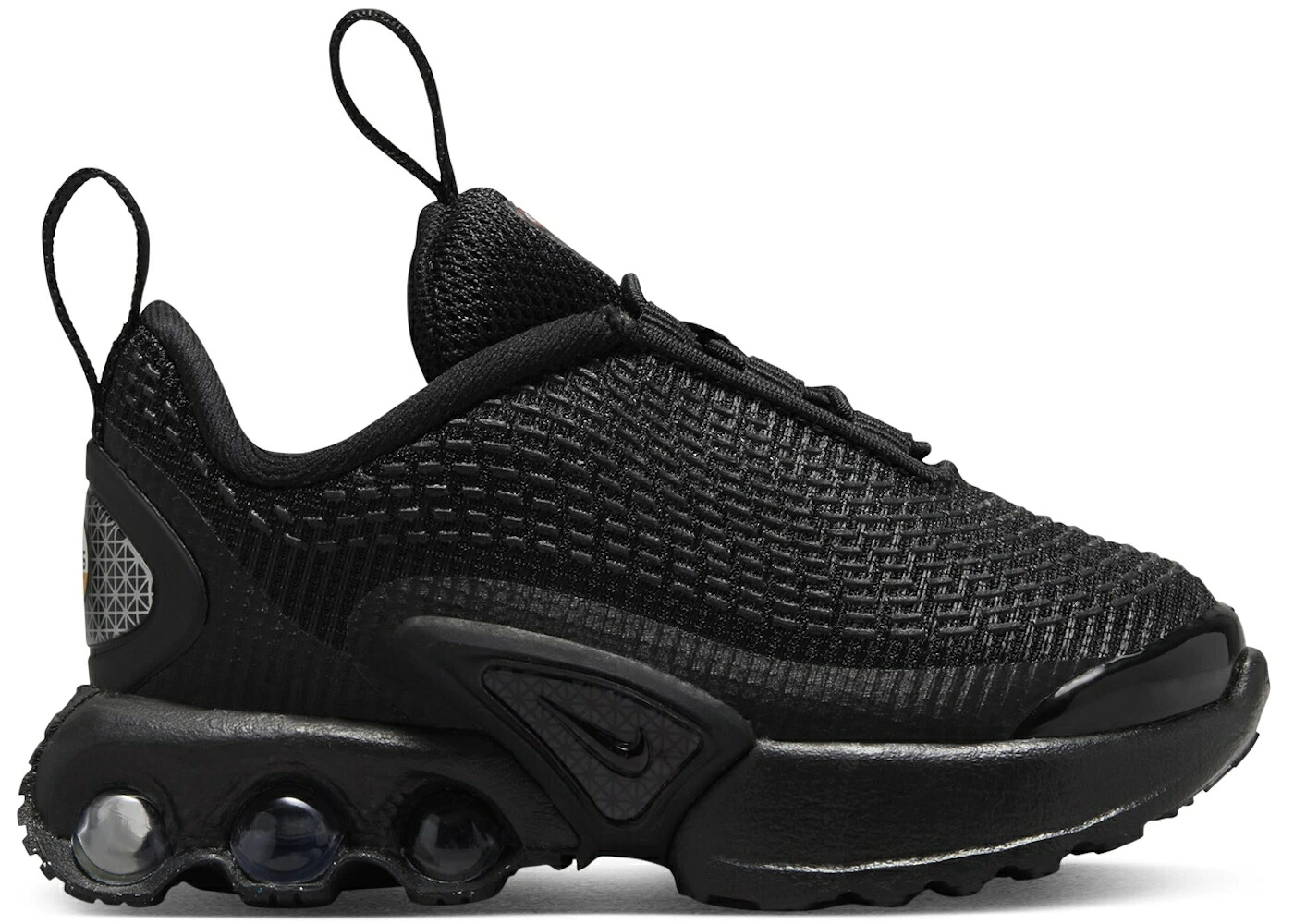 ナイキ マックス 黒色 ブラック 灰色 グレー エアマックス ジュニア キッズ NIKE AIR MAX DN BLACK METALLIC DARK GREY (I) / BLACK BLACK METALLIC DARK GREY ベビー マタニティ スニーカー|スニケス