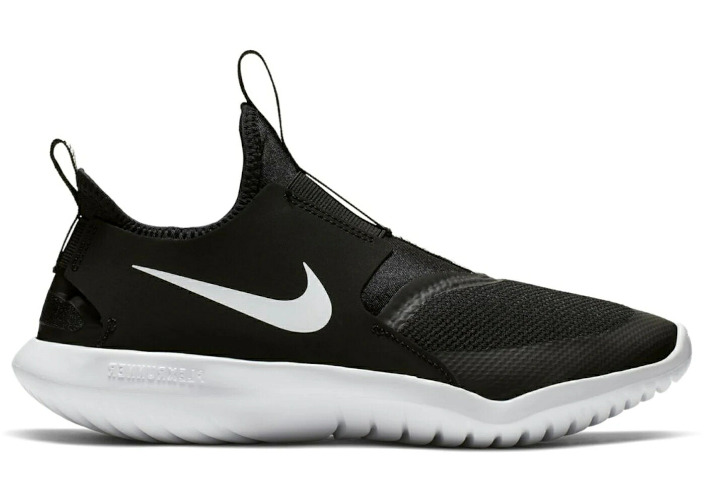ナイキ 黒いこと 黒いこと 白いこと 白いこと 御坊っちゃん キッズ NIKE FLEX RUNNER BLACK (GS) / BLACK WHITE もの言う花 マタニティ スニーカー