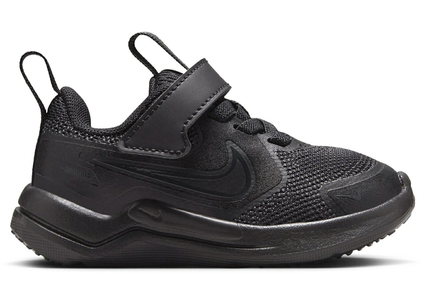 ナイキ 黒色 ブラック ジュニア キッズ NIKE COSMIC RUNNER BLACK ANTHRACITE (TD) / BLACK BLACK ANTHRACITE