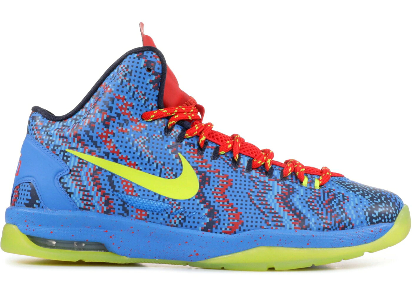 ナイキ クリスマス 青み 青色 緑 緑であること お坊っちゃん キッズ NIKE KD 5 CHRISTMAS (2012) (GS) / HYPER BLUE ALTITUDE GREEN PHOTO もの言う花 マタニティ スニーカー