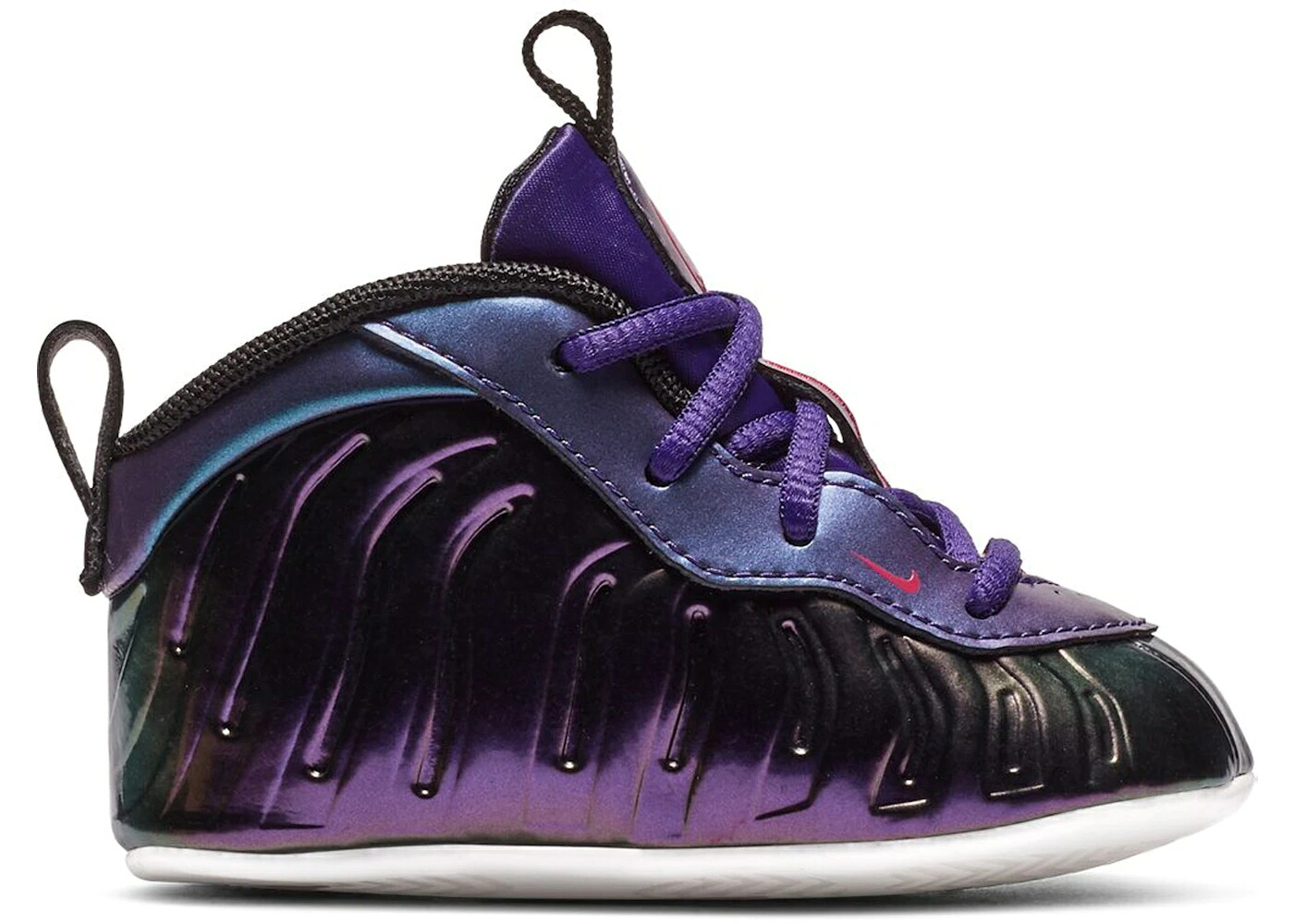 ナイキ フォームポジット 紫 パープル ラッシュ ピンク 青色 ブルー エアフォームポジットワン ジュニア キッズ NIKE AIR FOAMPOSITE ONE IRIDESCENT PURPLE (I) / RUSH PINK RUSH PINK NEPTUNE BLUE ベビー マ|スニケス
