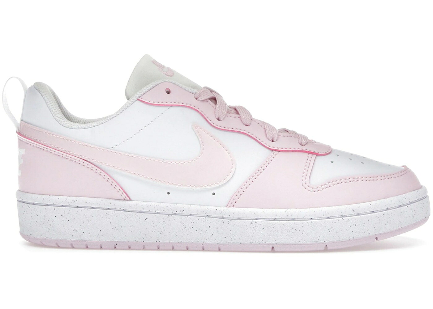 ナイキ コート ピンク 白色 ホワイト コートバーロウ ジュニア キッズ NIKE COURT BOROUGH LOW RECRAFT PINK FOAM WHITE (GS) / WHITE PINK FOAM ベビー マタニティ スニーカー