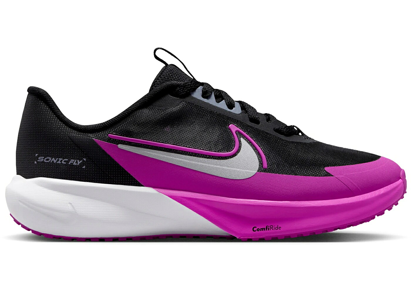 ナイキ 黒いこと 黒いこと 紫 パープル 炭素 御坊っちゃん キッズ NIKE SONIC FLY BLACK VIVID PURPLE (GS) / BLACK VIVID PURPLE LIGHT CARBON もの言う花 マタニティ スニーカー